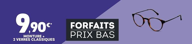 Bannière forfaits prix bas 9,90 Bannière forfaits prix bas 9,90
