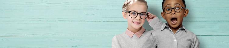 Bannière enfants optique