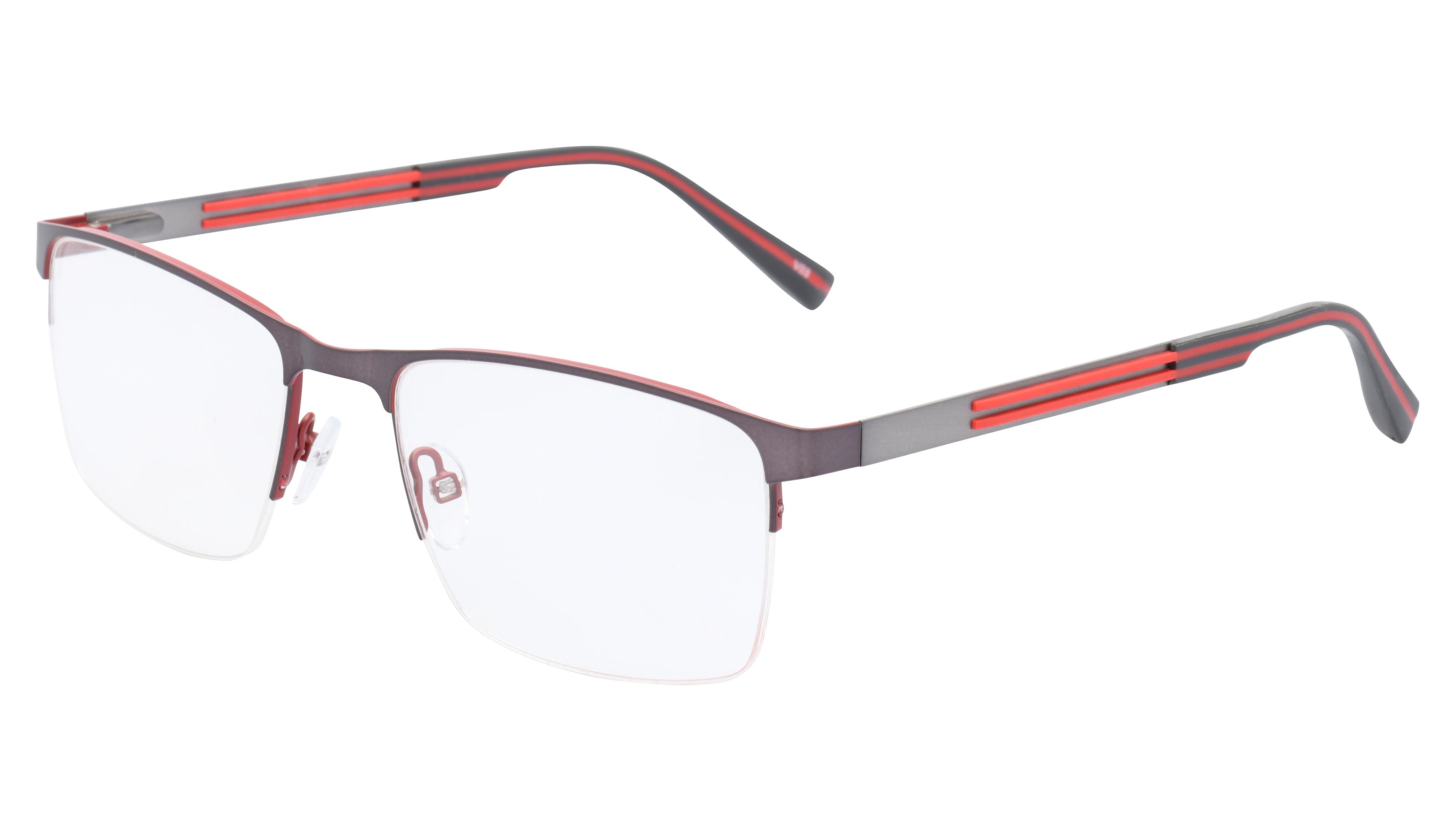 Lunettes de vue Citizen Homme Gris Rectangle Ctz2206 Trois-Quart