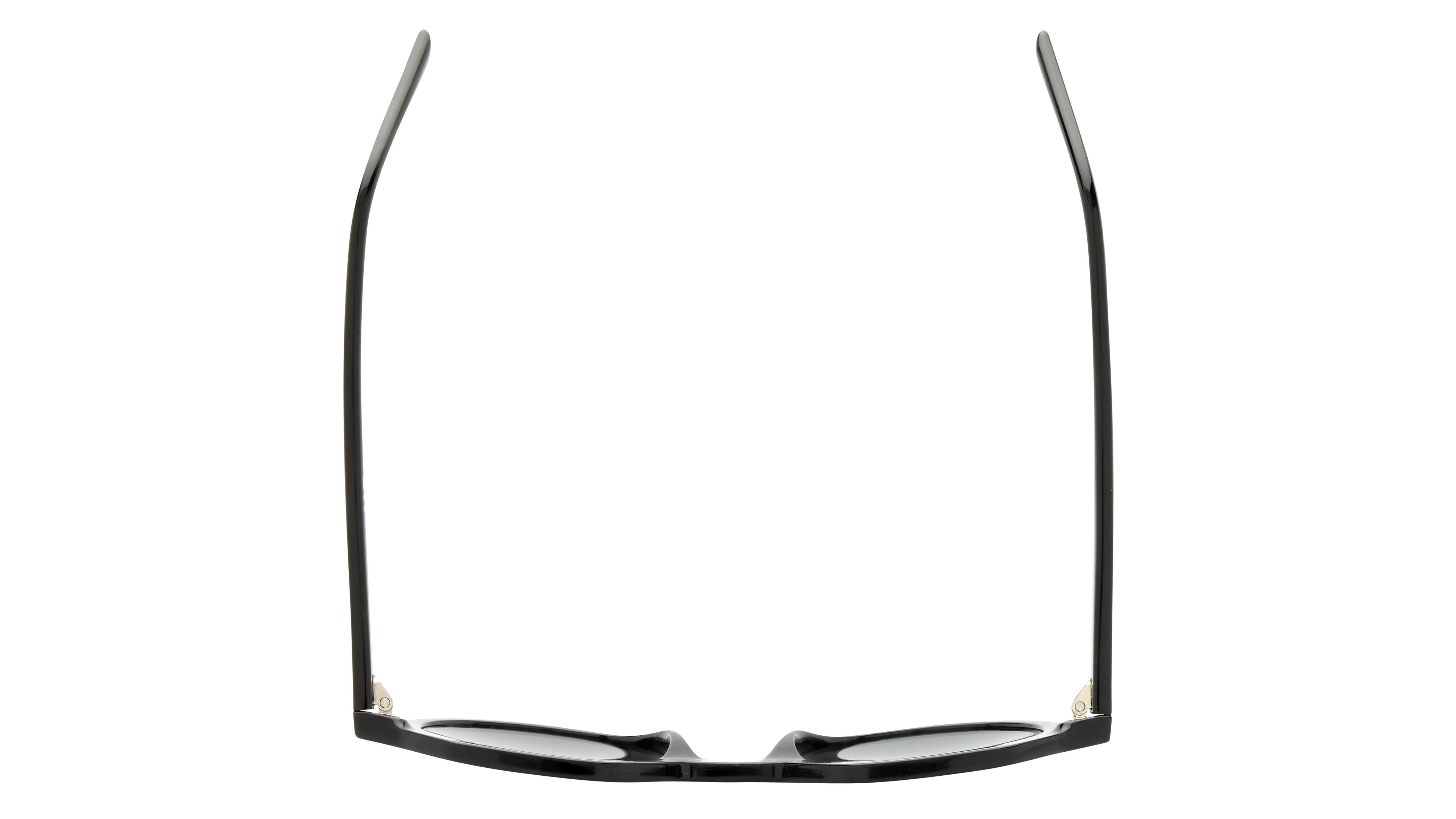 Lunettes de soleil Alternance Femme Noir Ronde Alt24202 Dessus