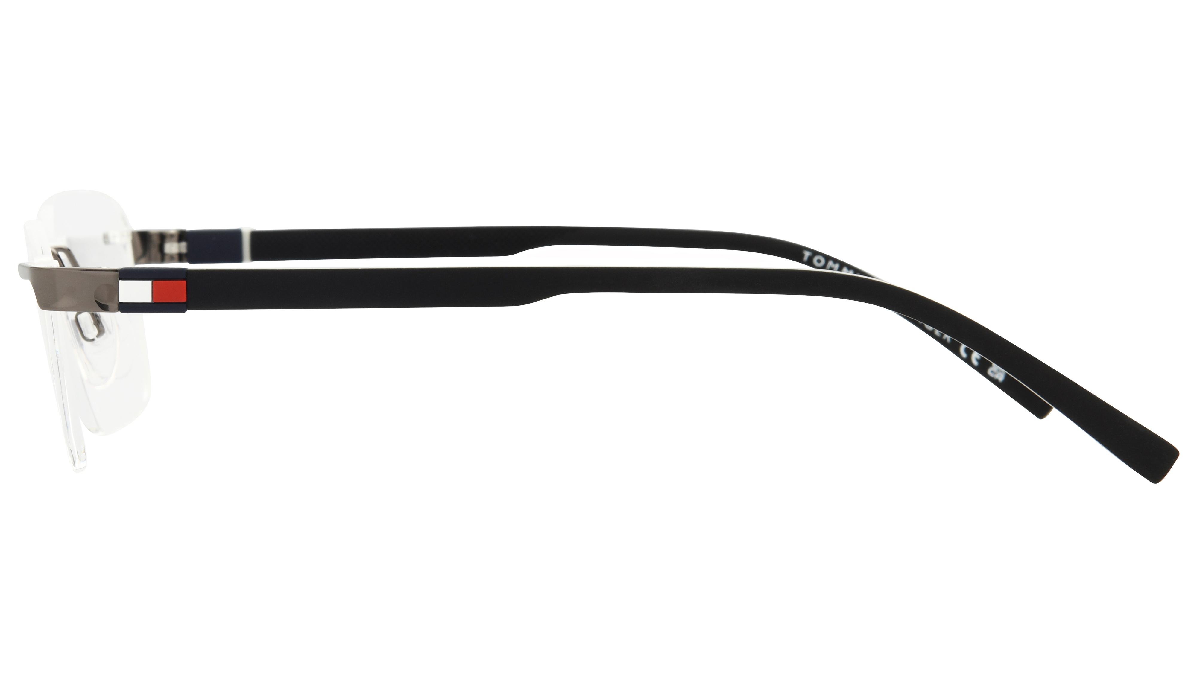 Lunettes de vue Tommy Hilfiger Homme Gris Rectangle Th2323 Gauche