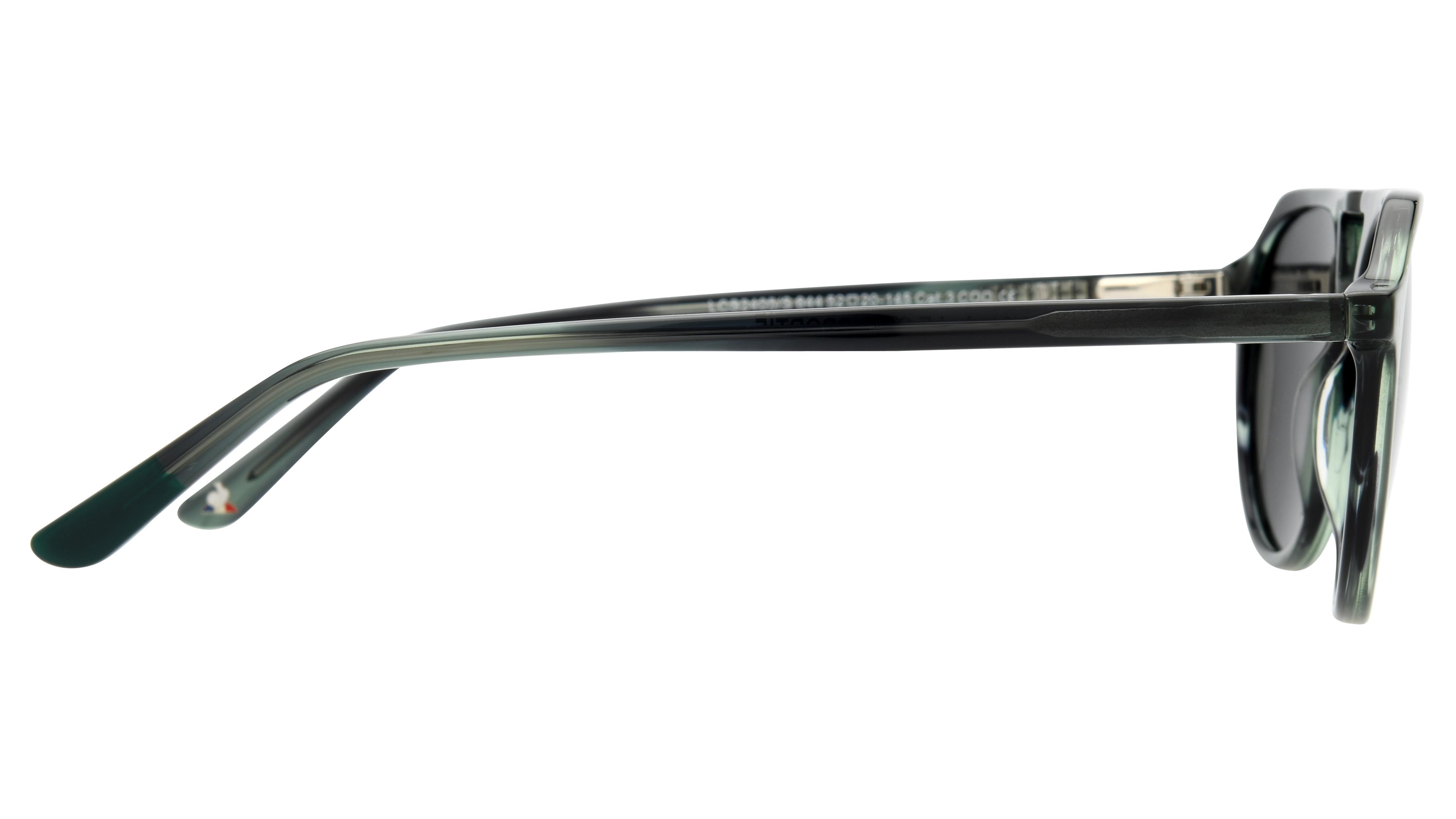 Lunettes de soleil Le Coq Sportif Homme Vert Aviateur Lcs2405/S Droite