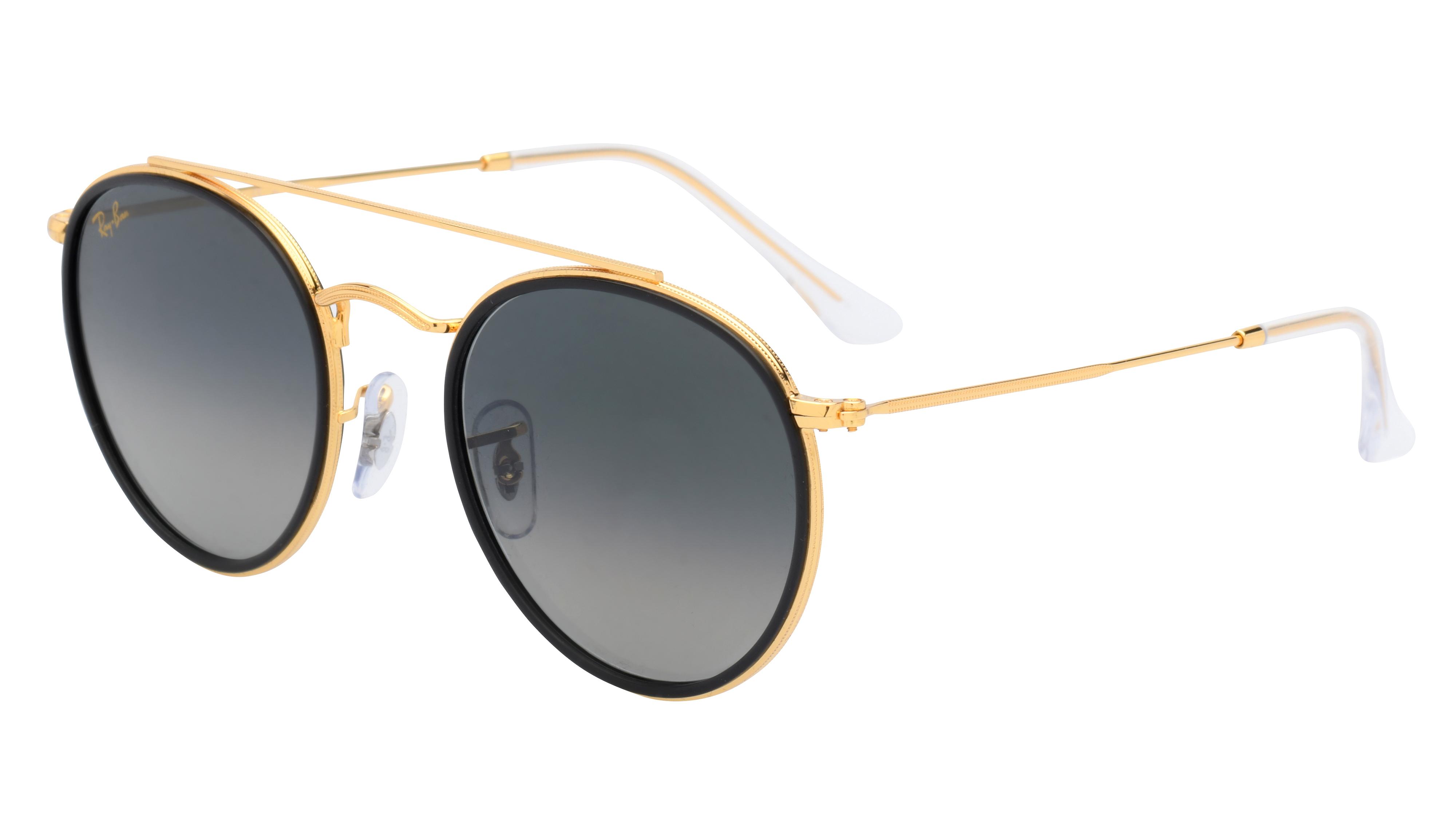 Monture Solaire Ray Ban RB3647N 923871 Or Brillant Ronde Lynx Optique
