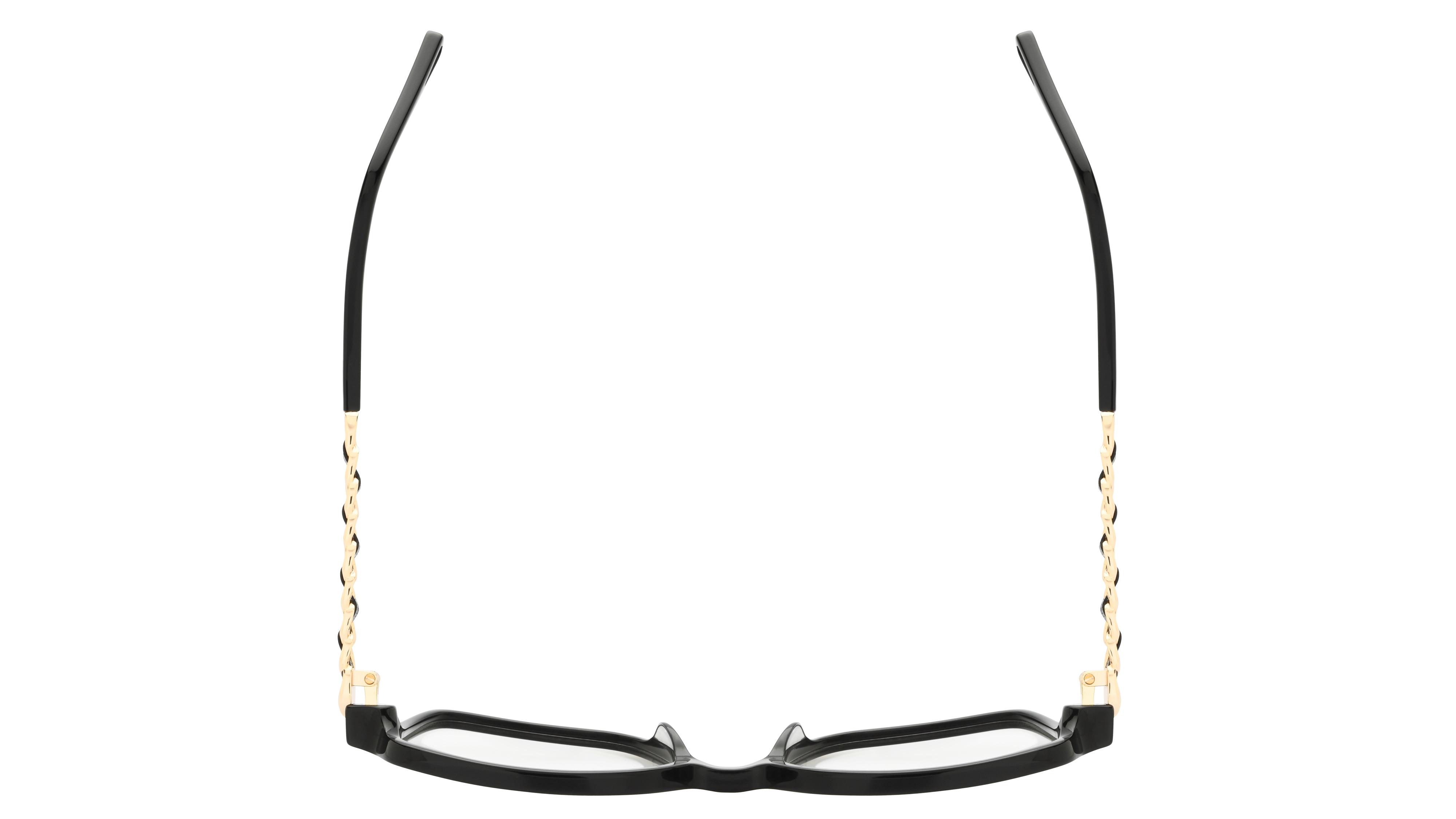 Lunettes de vue Zadig & Voltaire Femme Noir Carré VZV485 Dessus