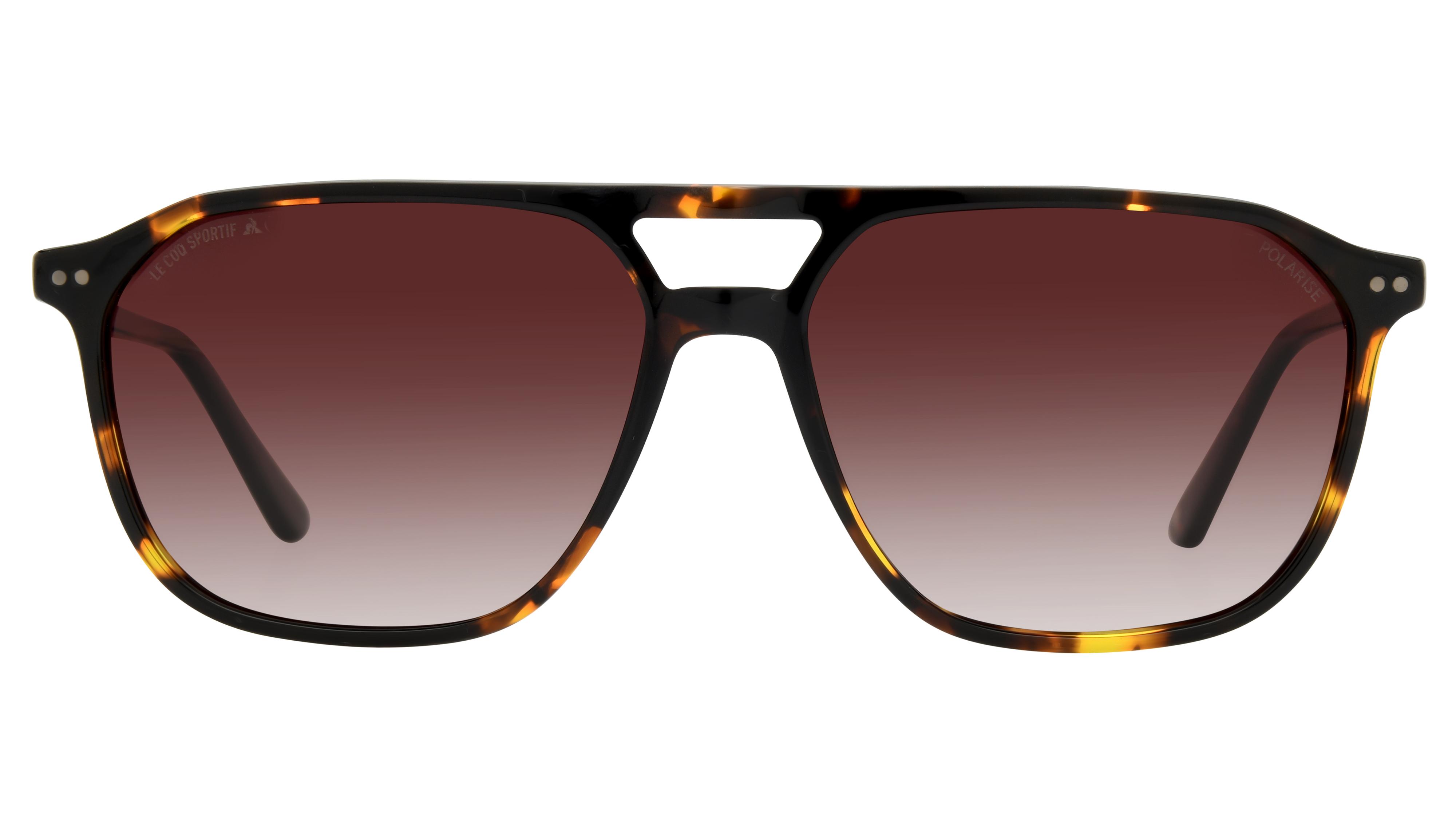 Lunettes de soleil Le Coq Sportif Homme Ecaille Aviateur Lcs2404/S Face