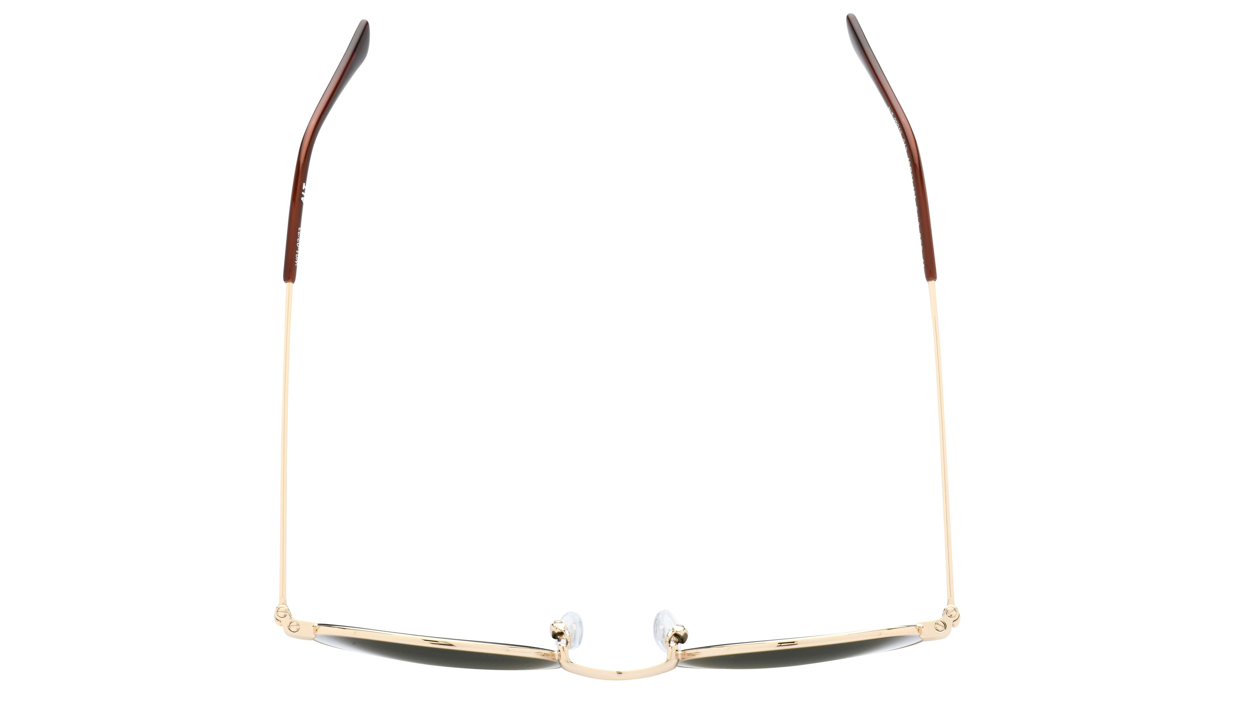 Lunettes de soleil Alternance Enfant Or Ronde Alt23213 Dessus
