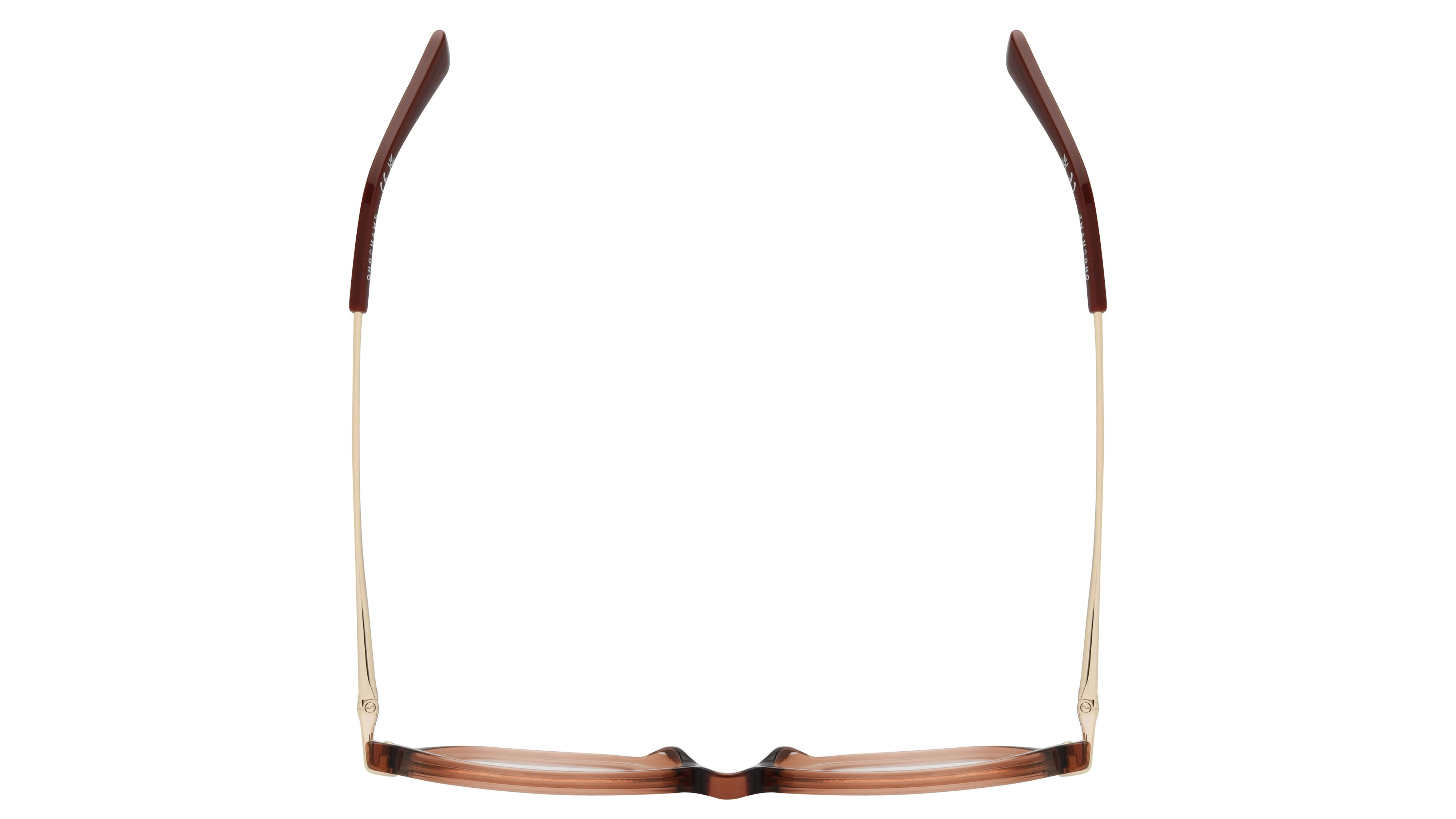 Lunettes de vue Longchamp Femme Marron Carré LO2804 Dessus