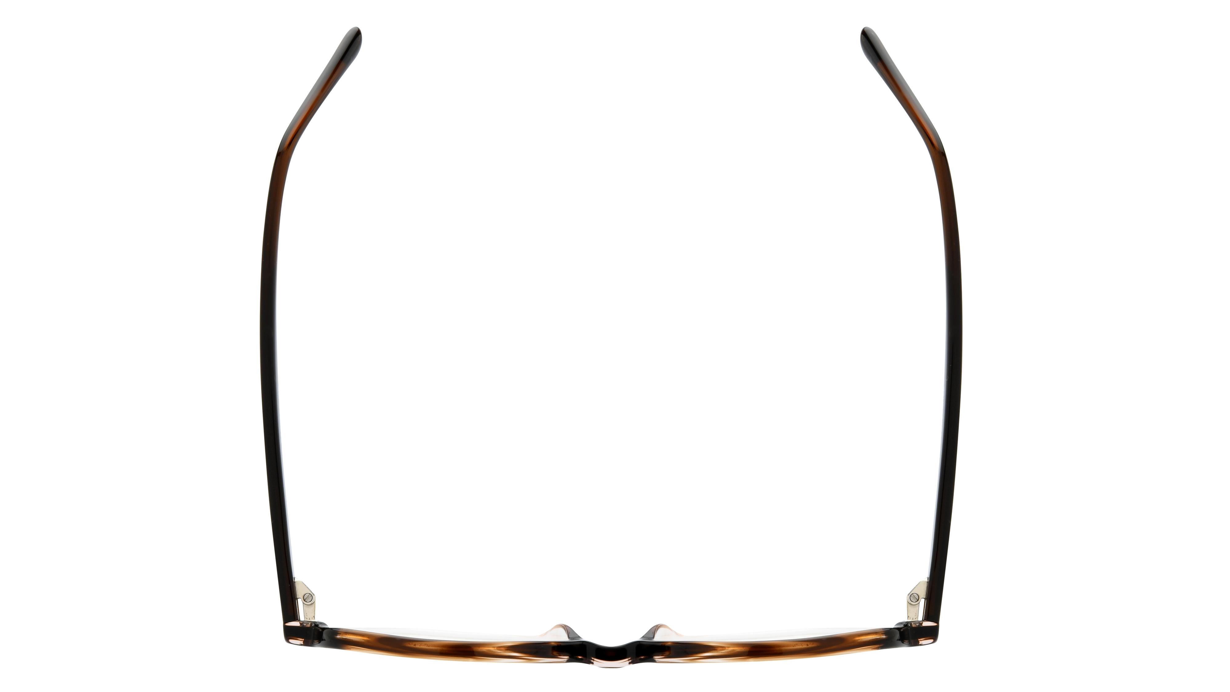 Lunettes de vue La Paresseuse Femme Marron Carré Par2604 Dessus