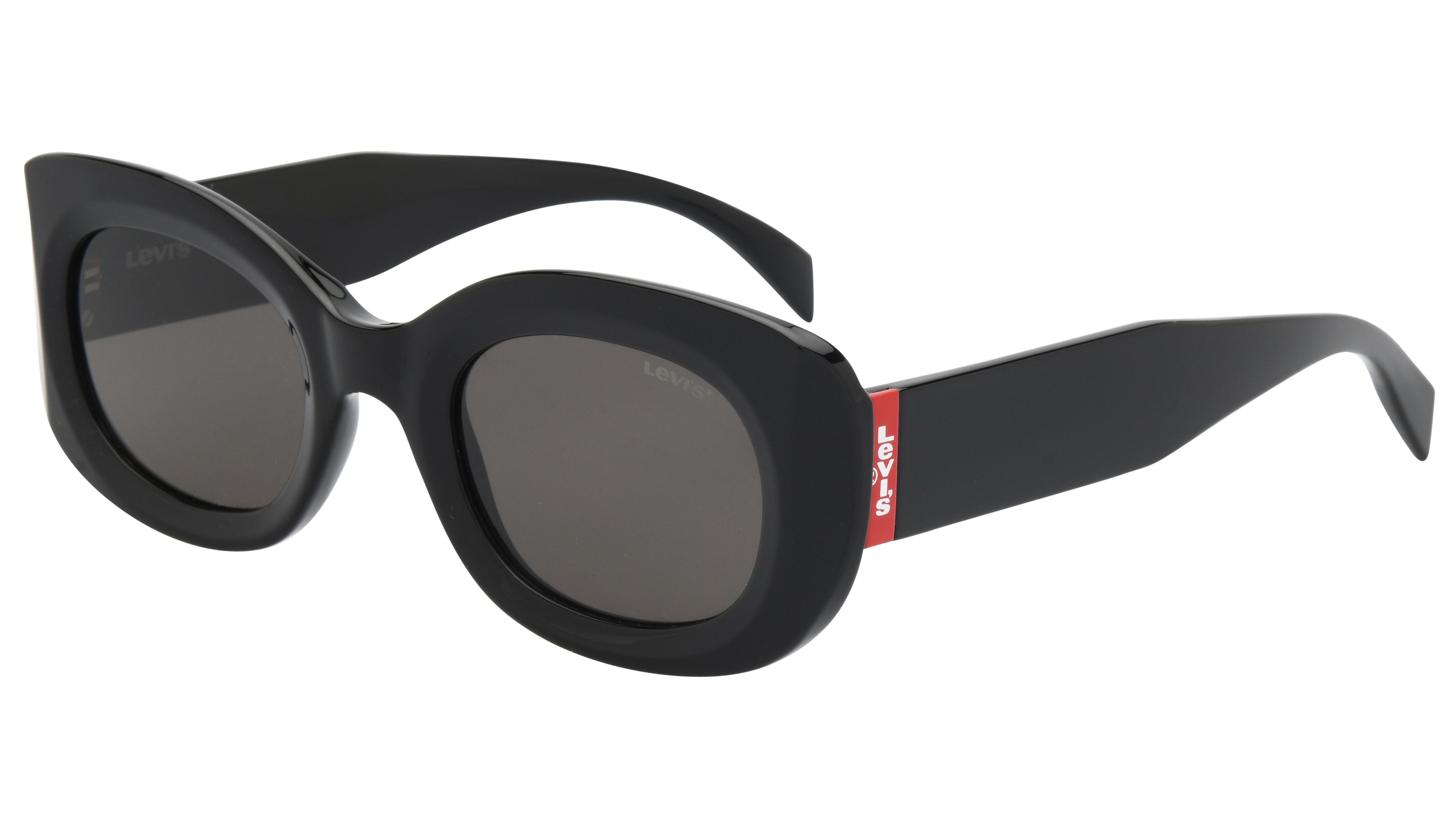 Lunettes de soleil Levi's Femme Noir Ovale Lv1080/S Trois-Quart