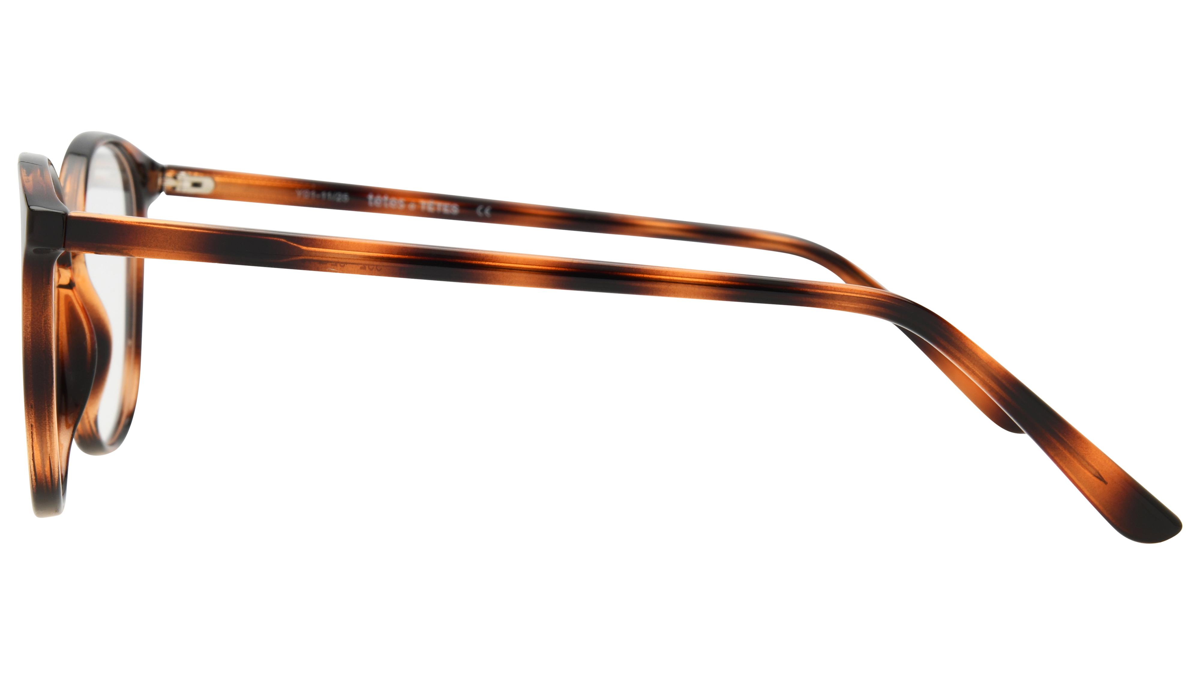 Lunettes de vue têtes à TETES Femme Ecaille Pantos tat2104 Gauche