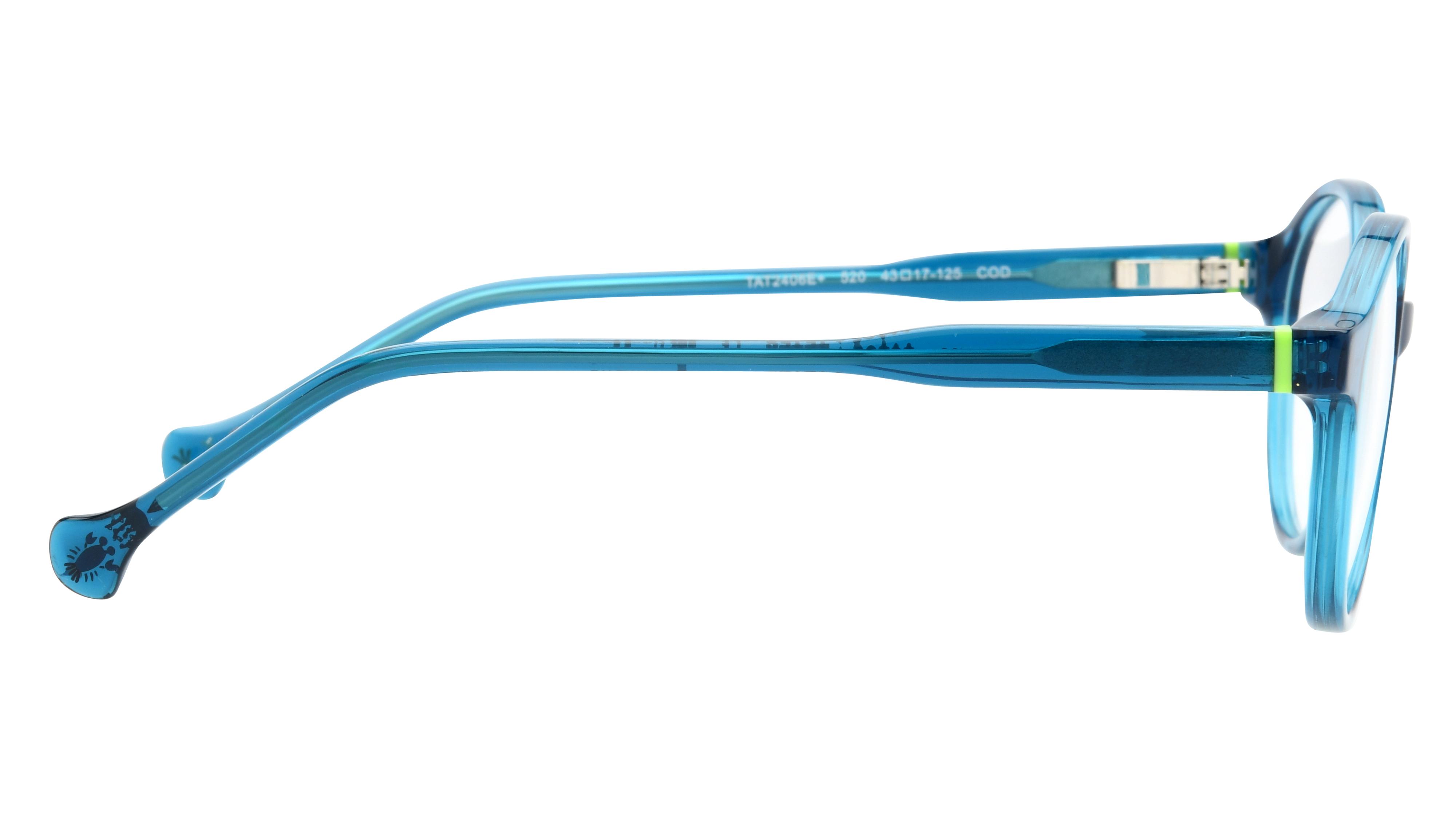 Lunettes de vue têtes à TETES Enfant Bleu Ronde Tat2406E+ Droite