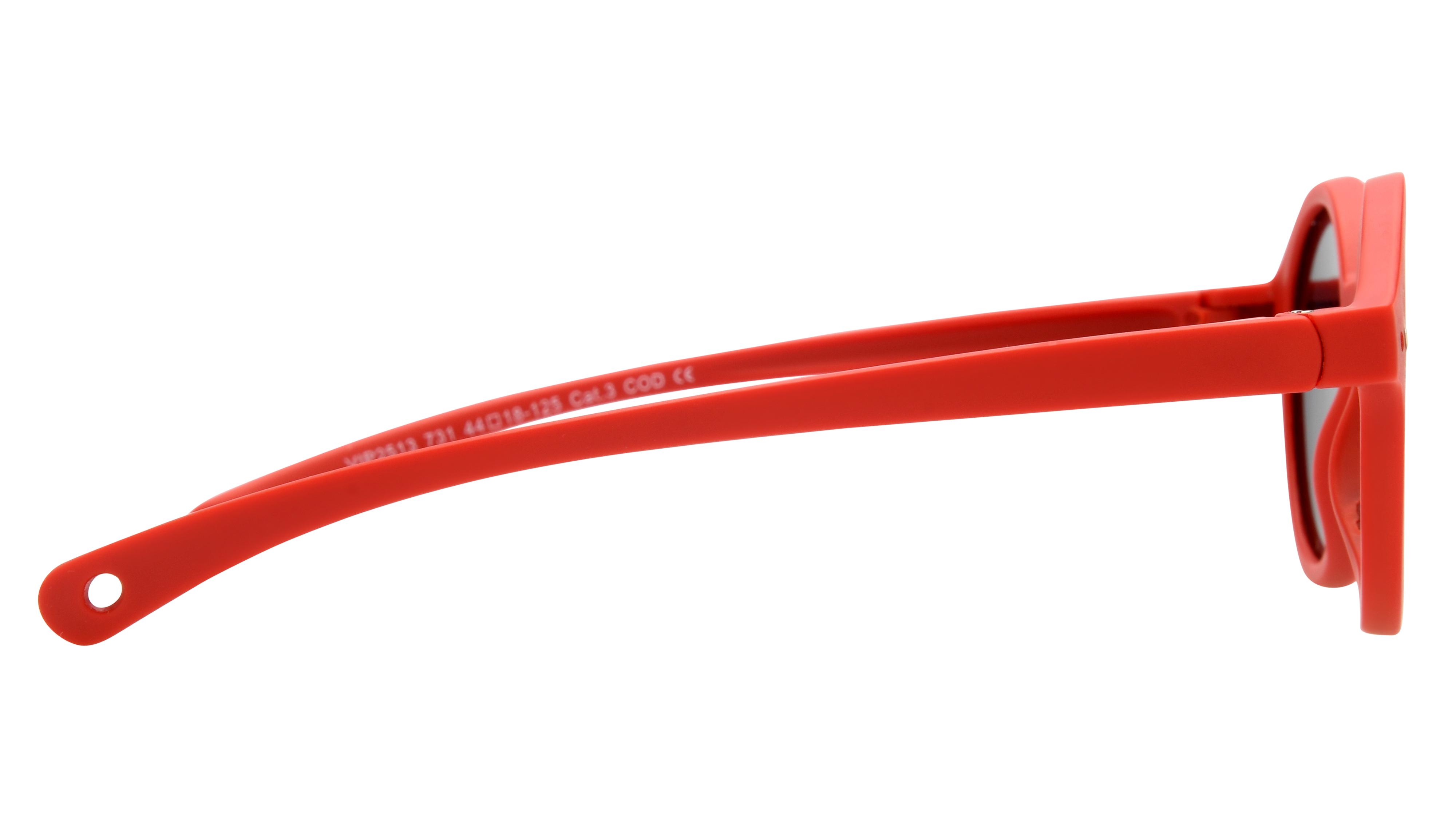 Lunettes de soleil VIP Enfant Rouge Ronde Vip2513 Droite