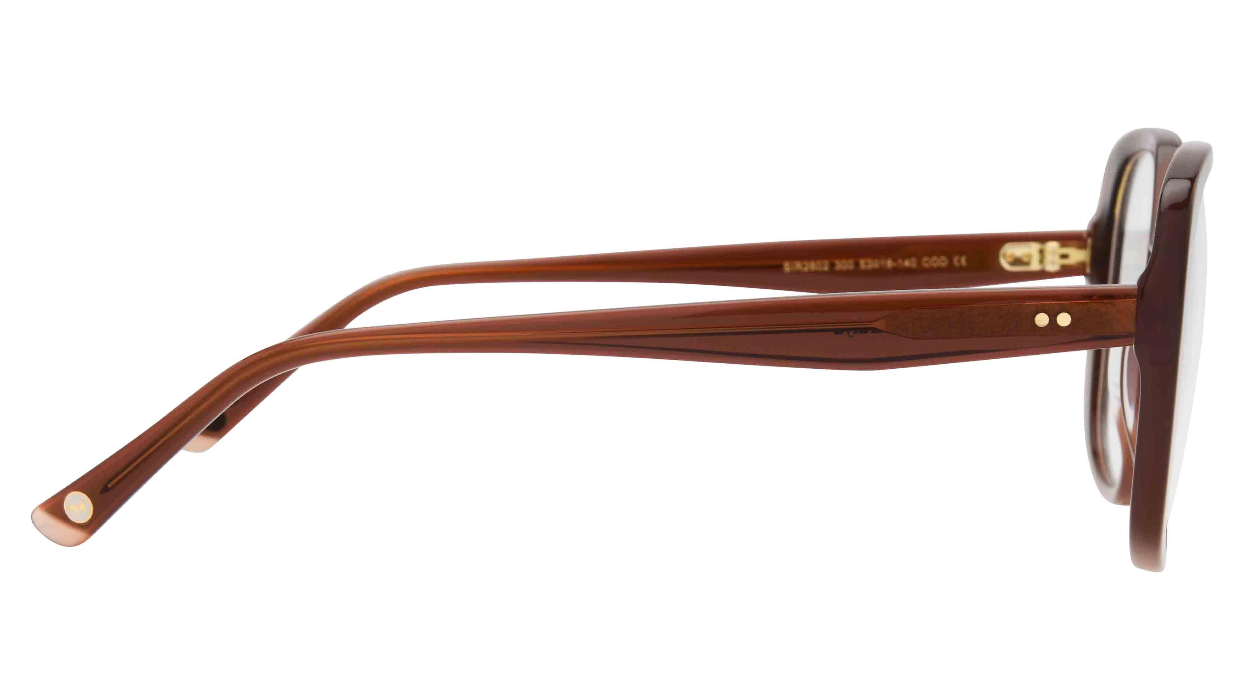 Lunettes de vue Siralya Femme Marron Carré sir2602 Droite