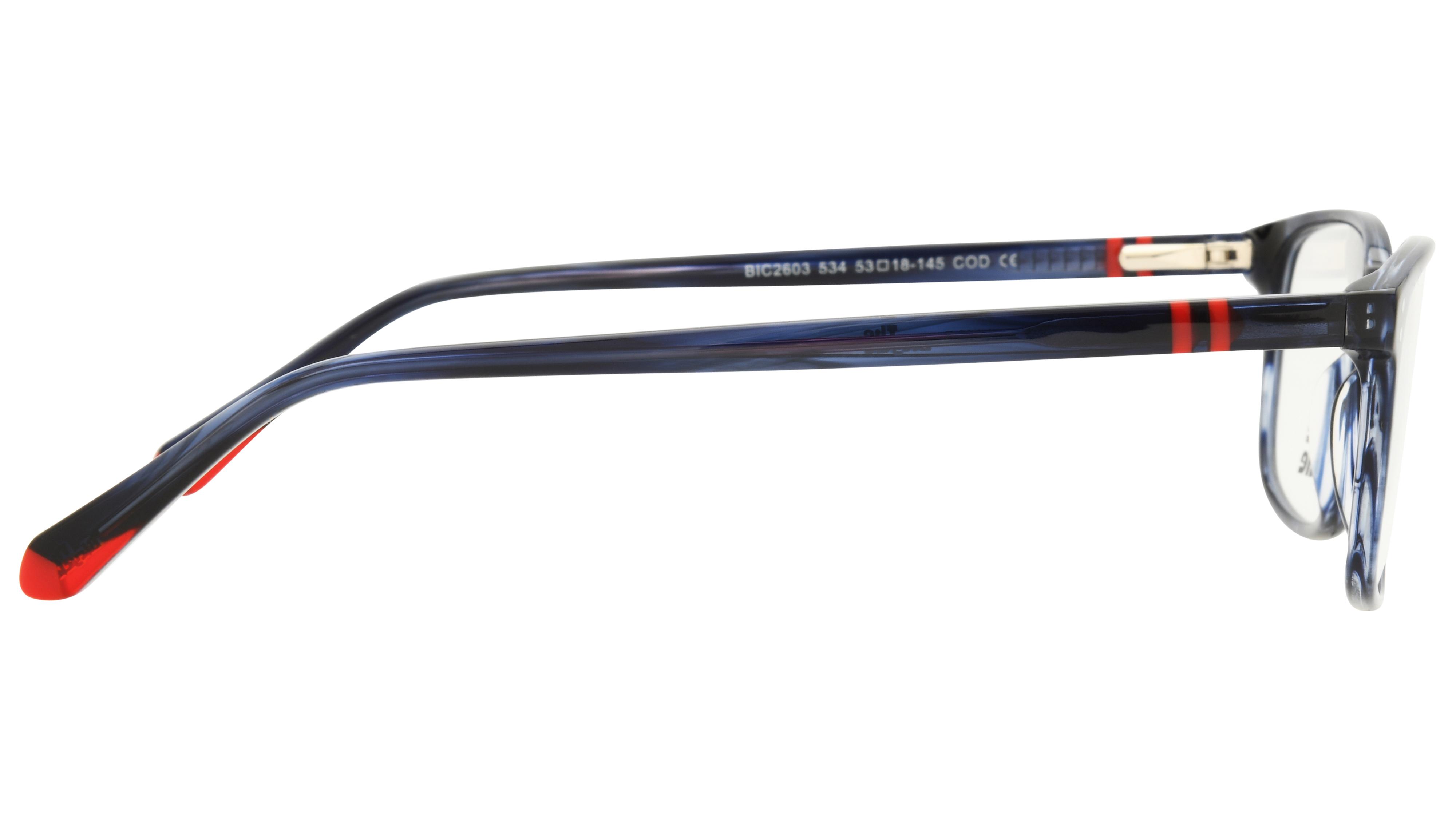Lunettes de vue The Bicycle Homme Bleu Rectangle Bic2603 Droite