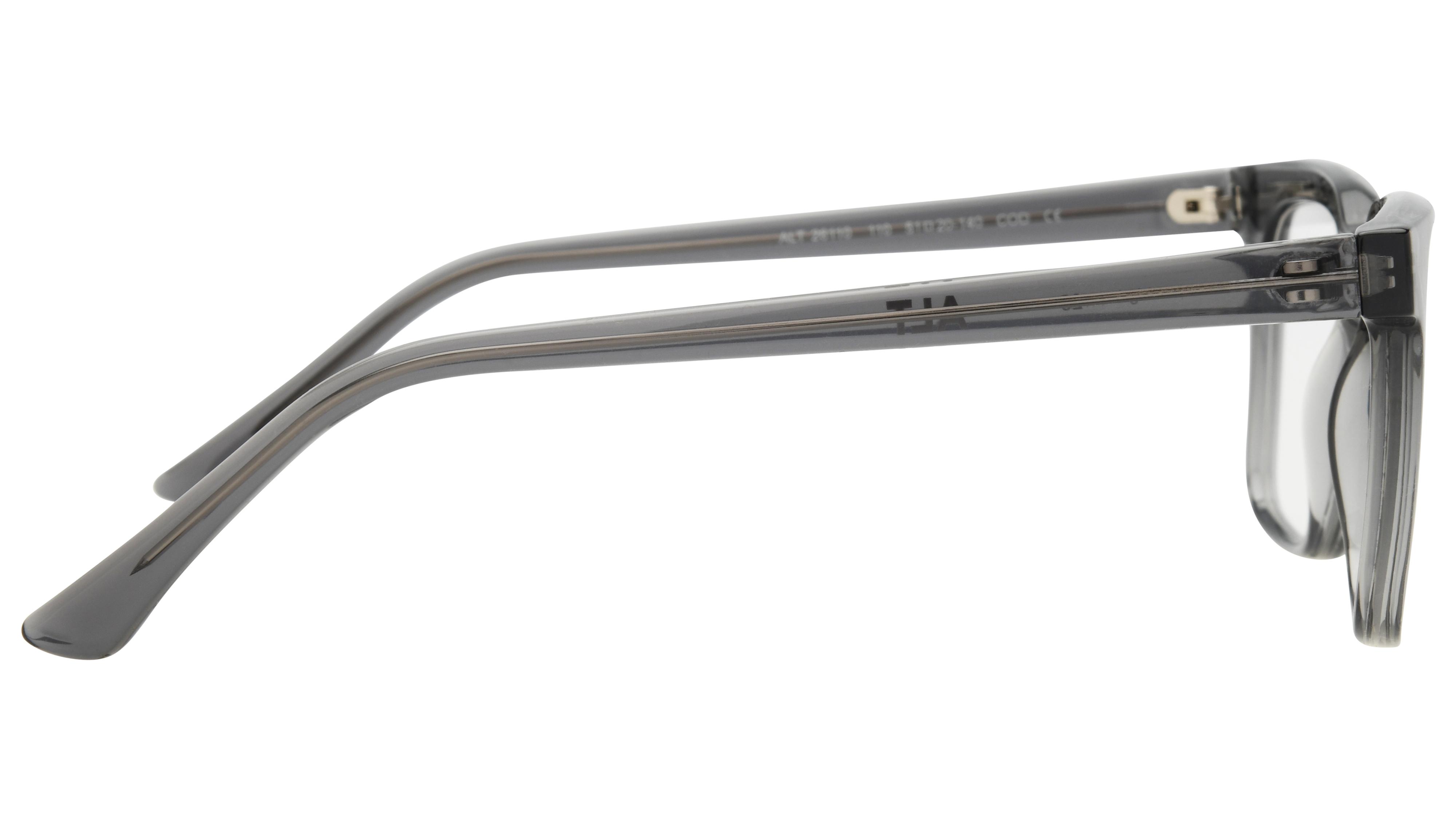Lunettes de vue Alternance Homme Gris Rectangle alt26110 Droite