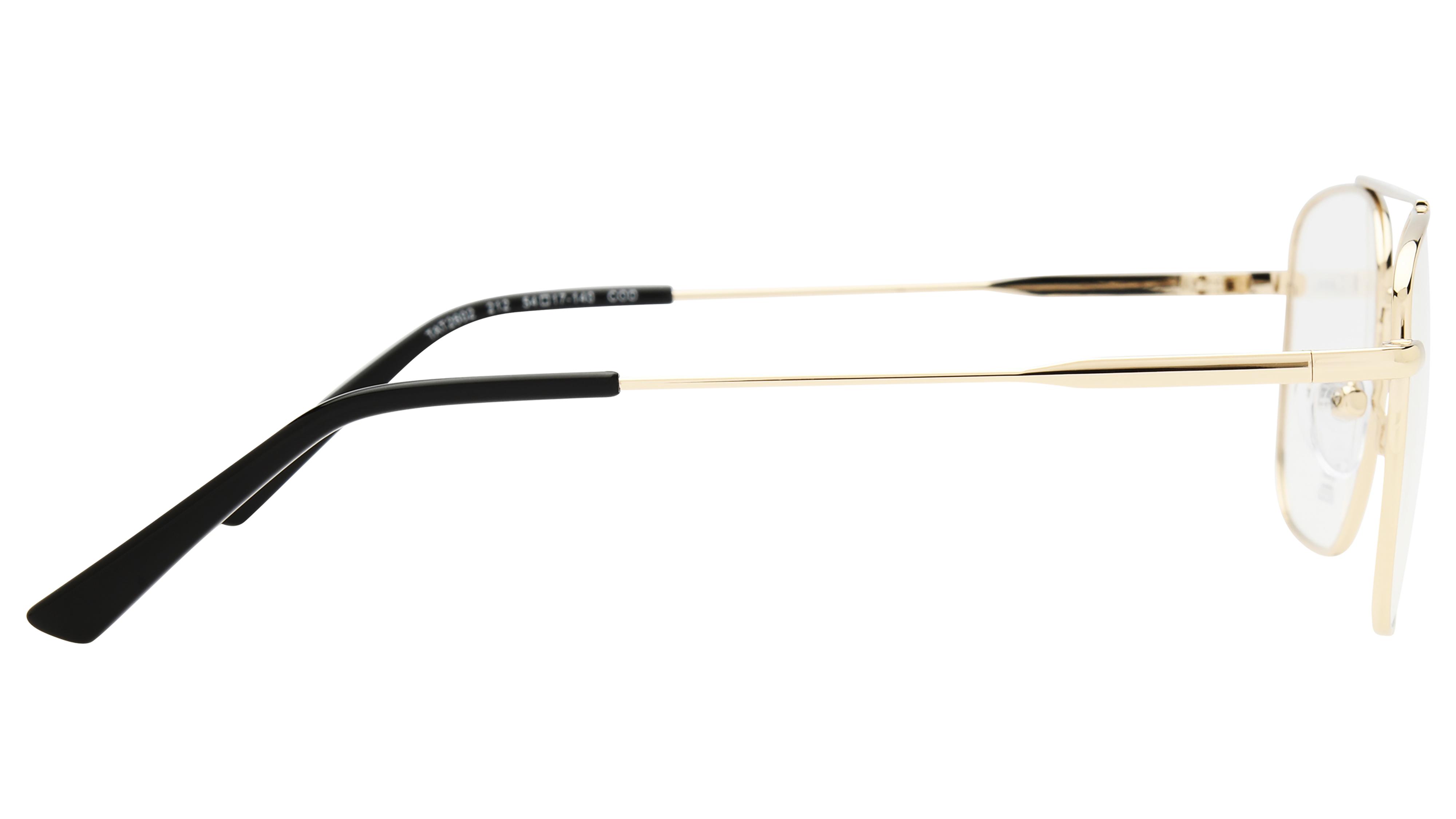 Lunettes de vue têtes à TETES Homme Or Aviateur tat2602 Droite