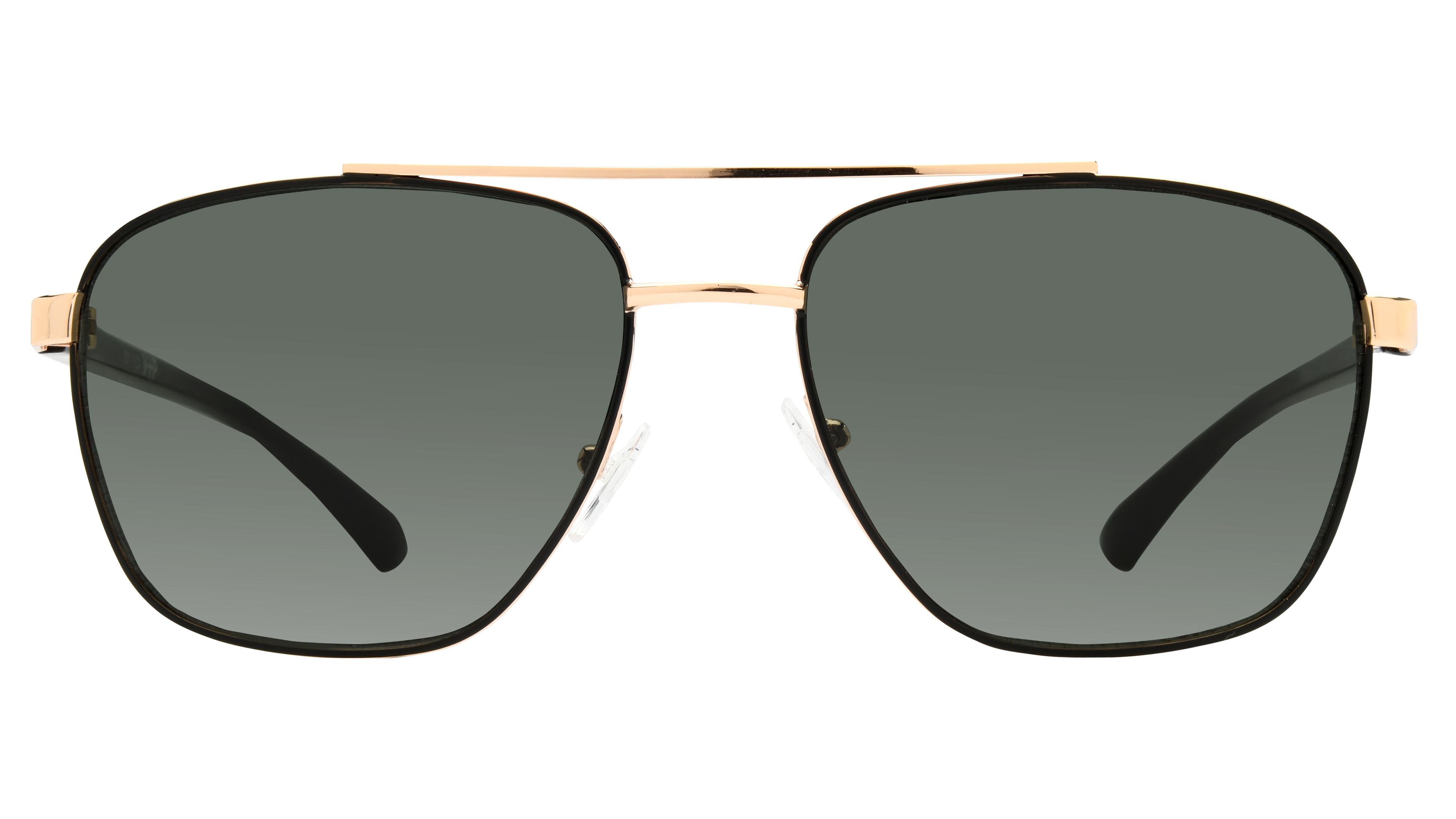 Lunettes de soleil VIP Homme Or Aviateur Vip2509 Face