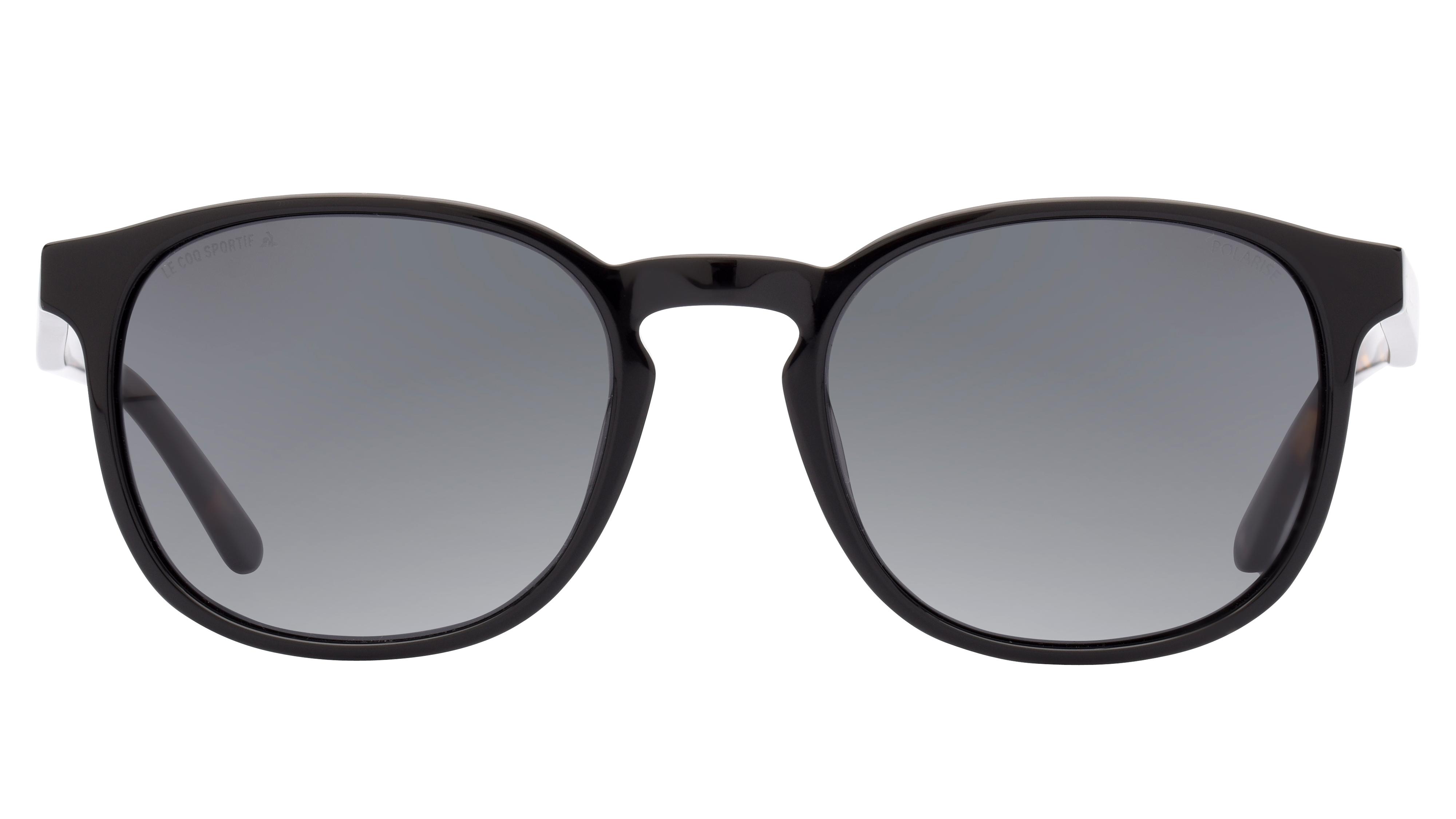 Lunettes de soleil Le Coq Sportif Homme Noir Carré Lcs2204/S Face