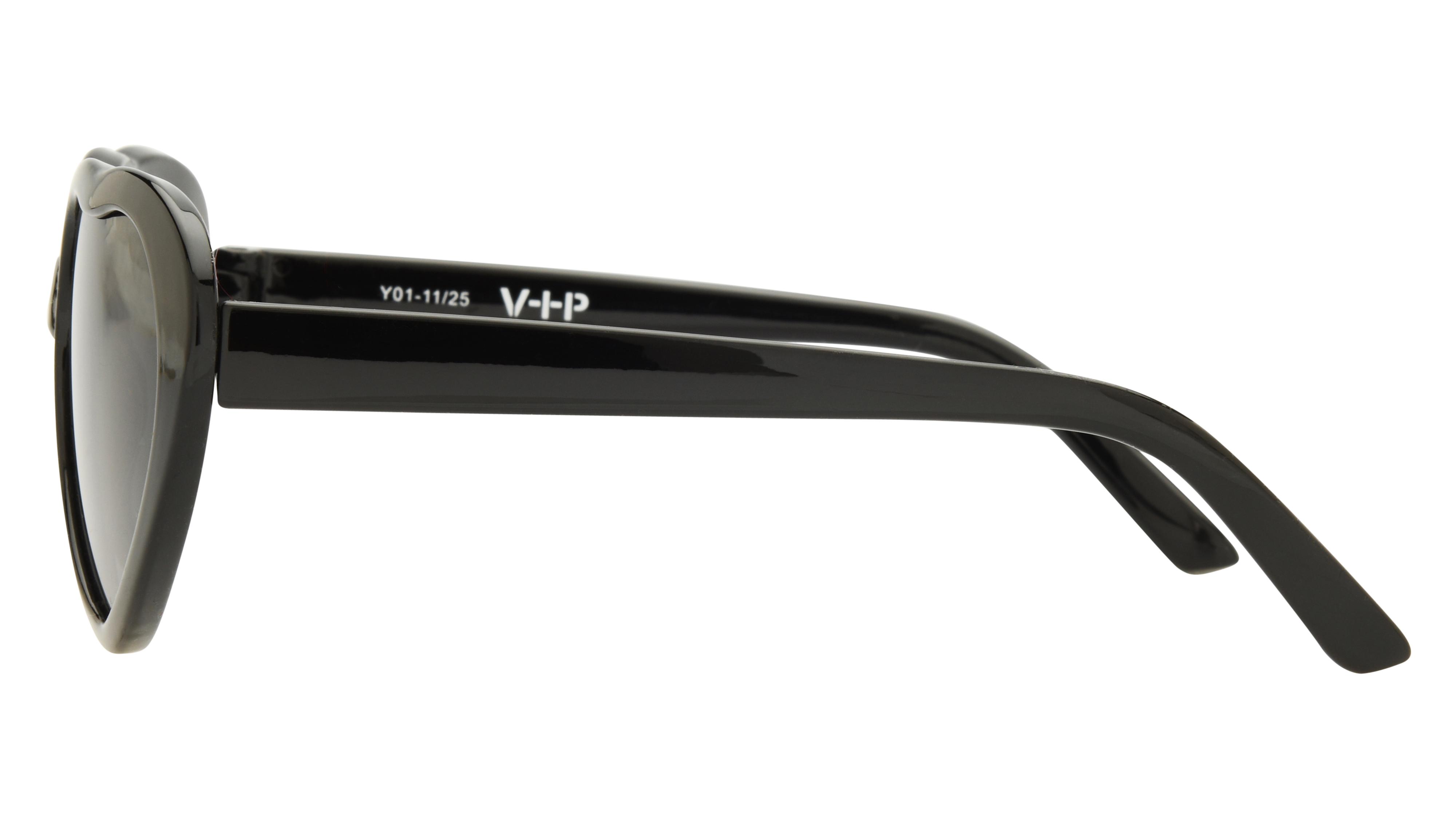 Lunettes de soleil VIP Enfant Noir Papillonnante vip2605 Gauche