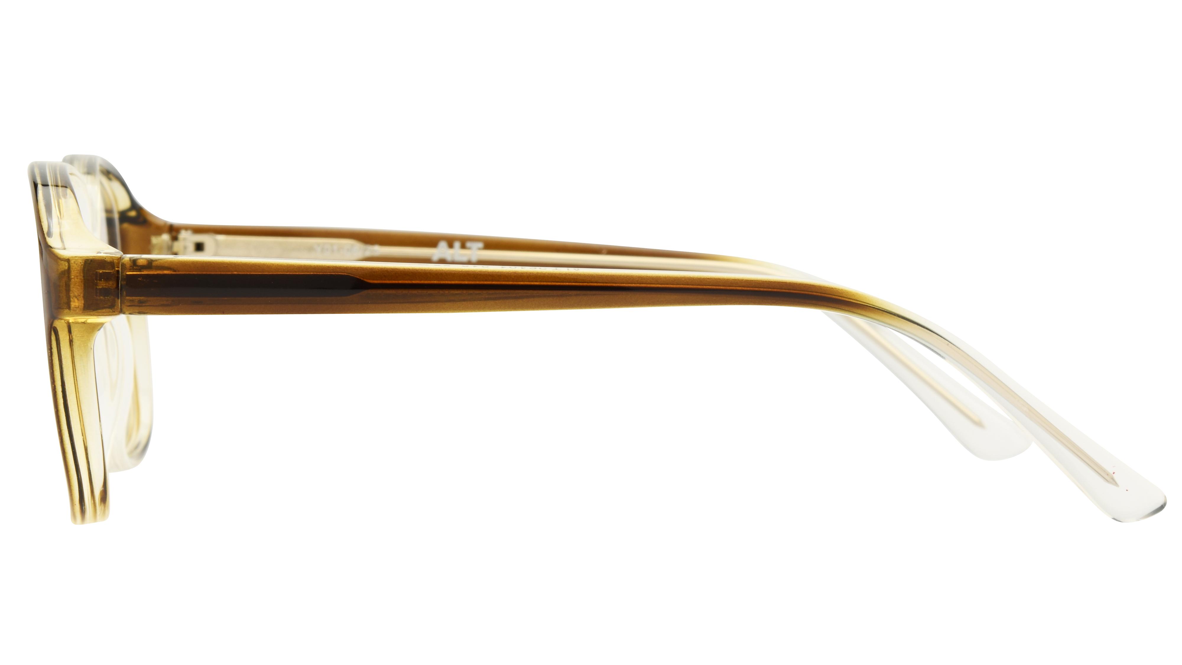 Lunettes de vue Alternance Femme Marron Tonneau Alt26101 Gauche