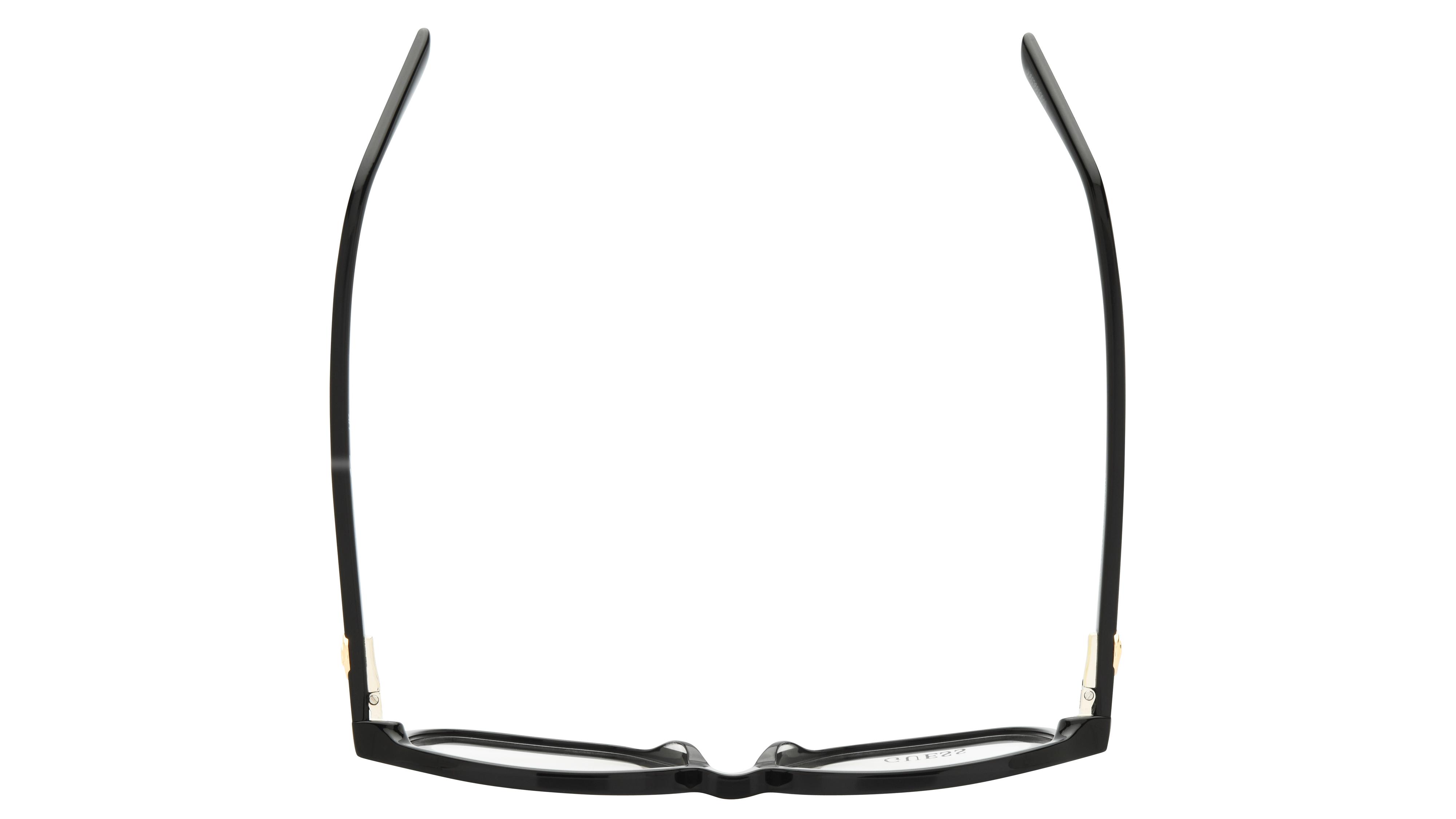 Lunettes de vue Guess Femme Noir Carré GU50309 Dessus