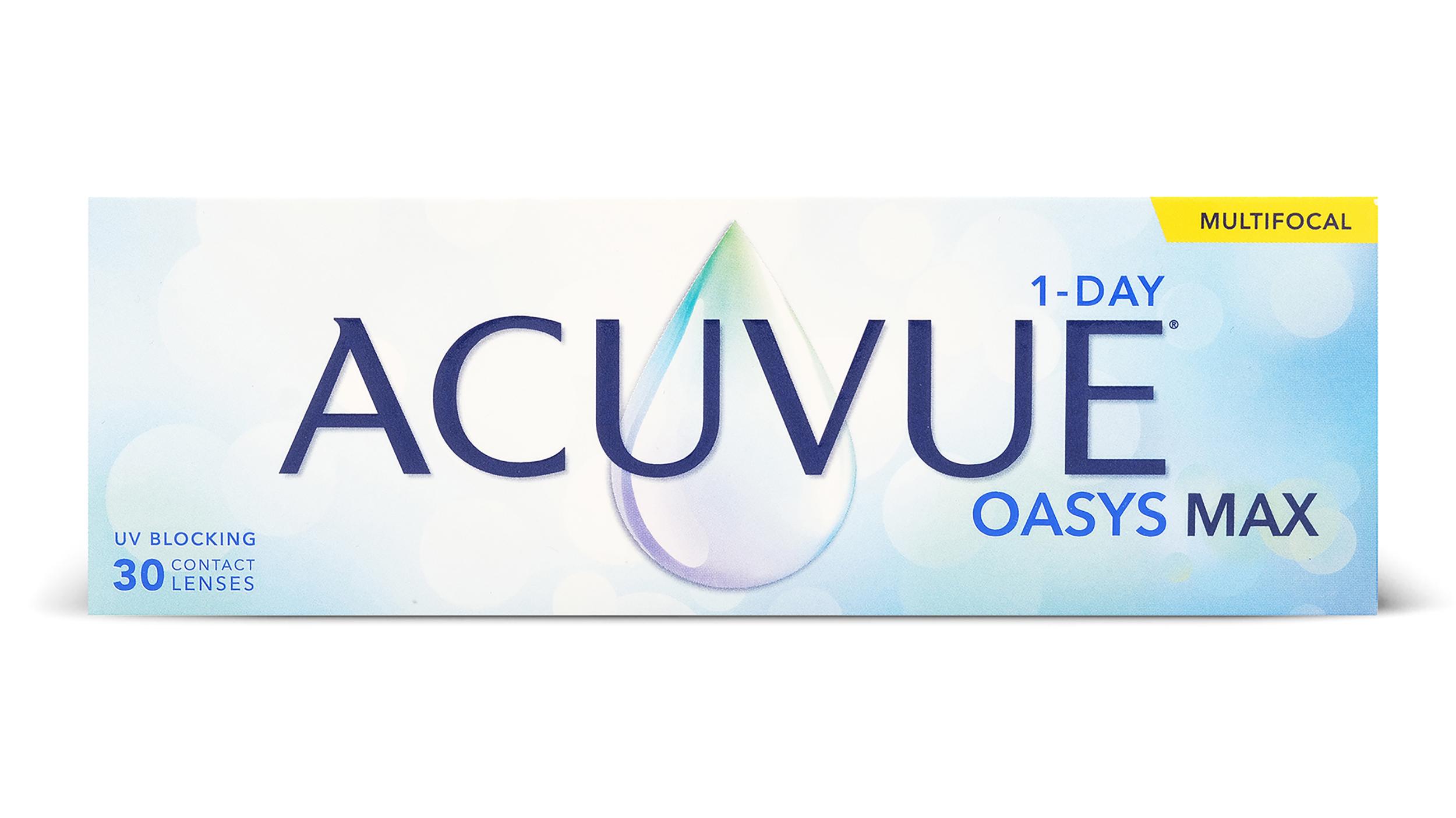Lentilles de contact 1 Day Acuvue Oasys Max Multifocal Low Boîte de 30