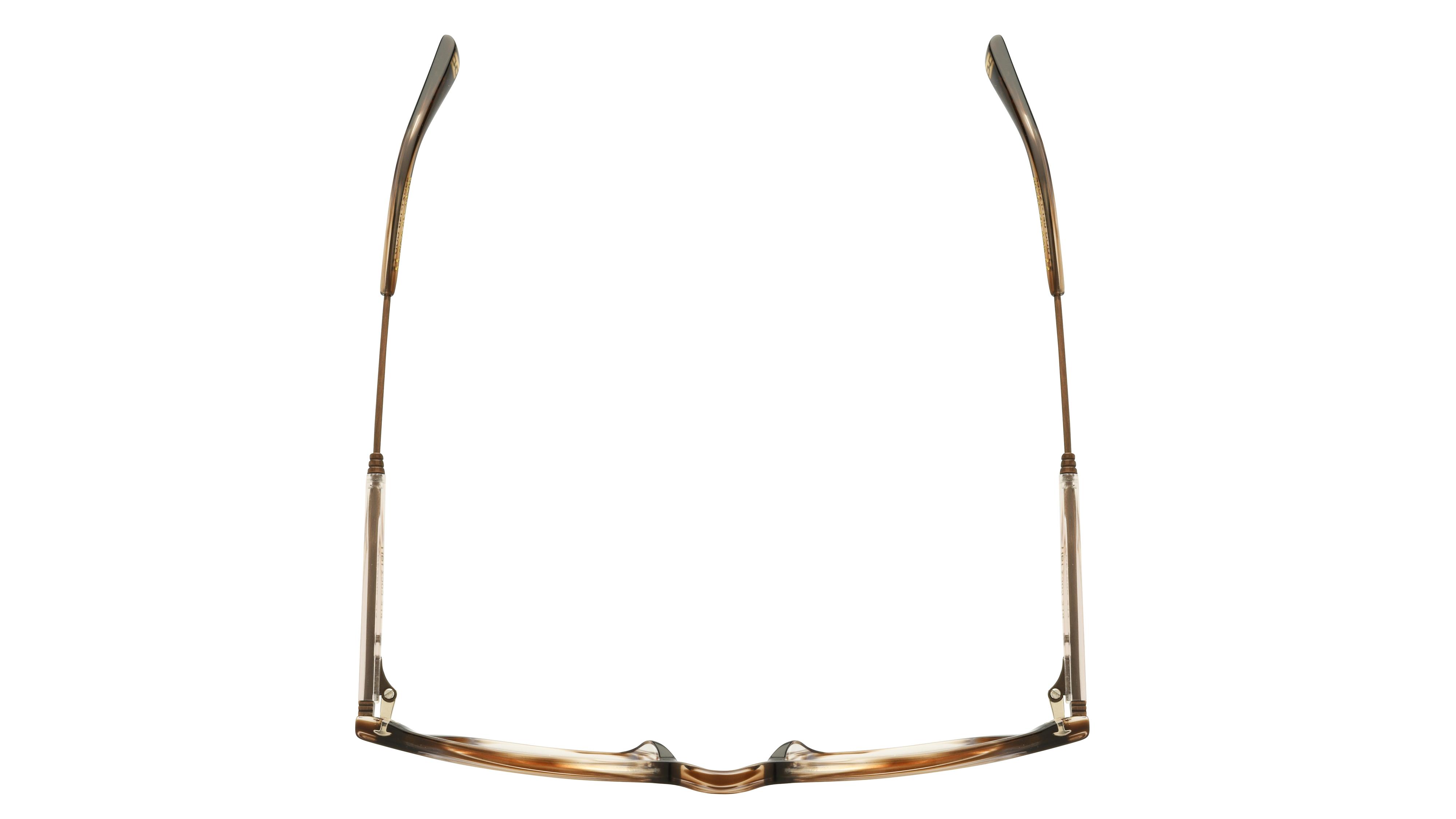 Lunettes de vue L'Atelier du Faubourg Homme Marron Carré Adf2505 Dessus