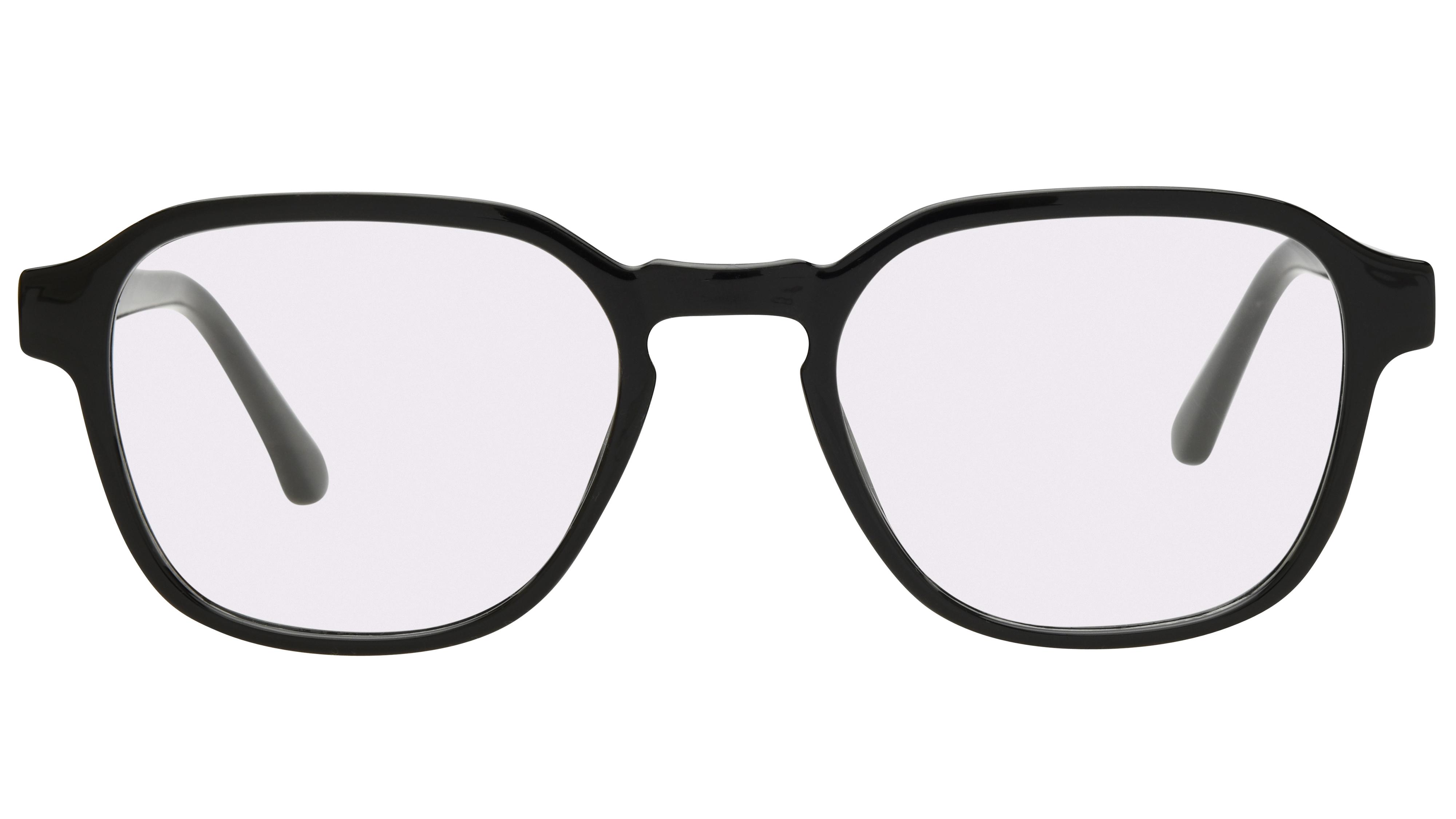 Lunettes de vue Alternance Homme Noir Rectangle alt26113 Face