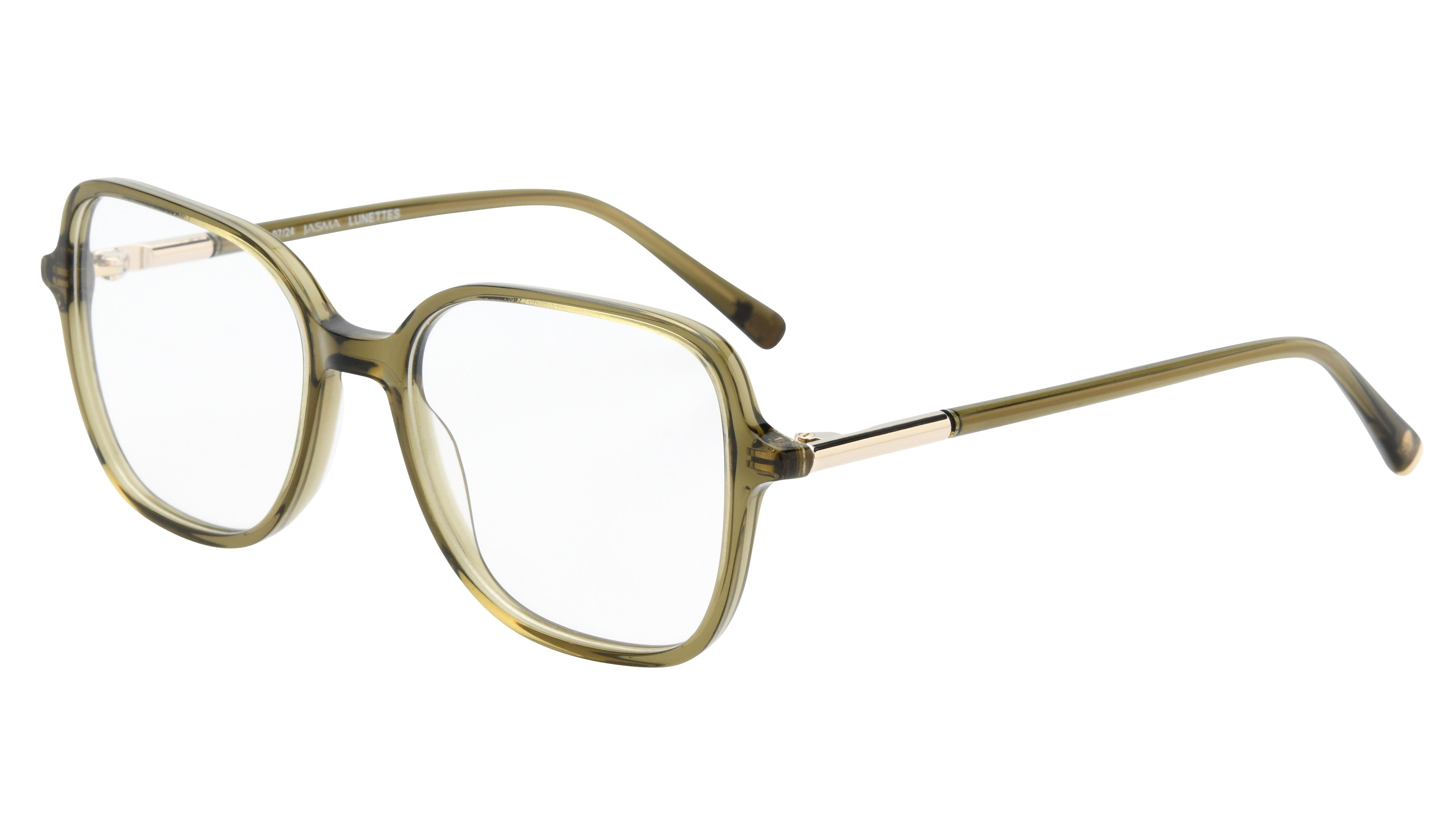 Lunettes de vue Jasma Femme Vert Carré Jas2406 Trois-Quart