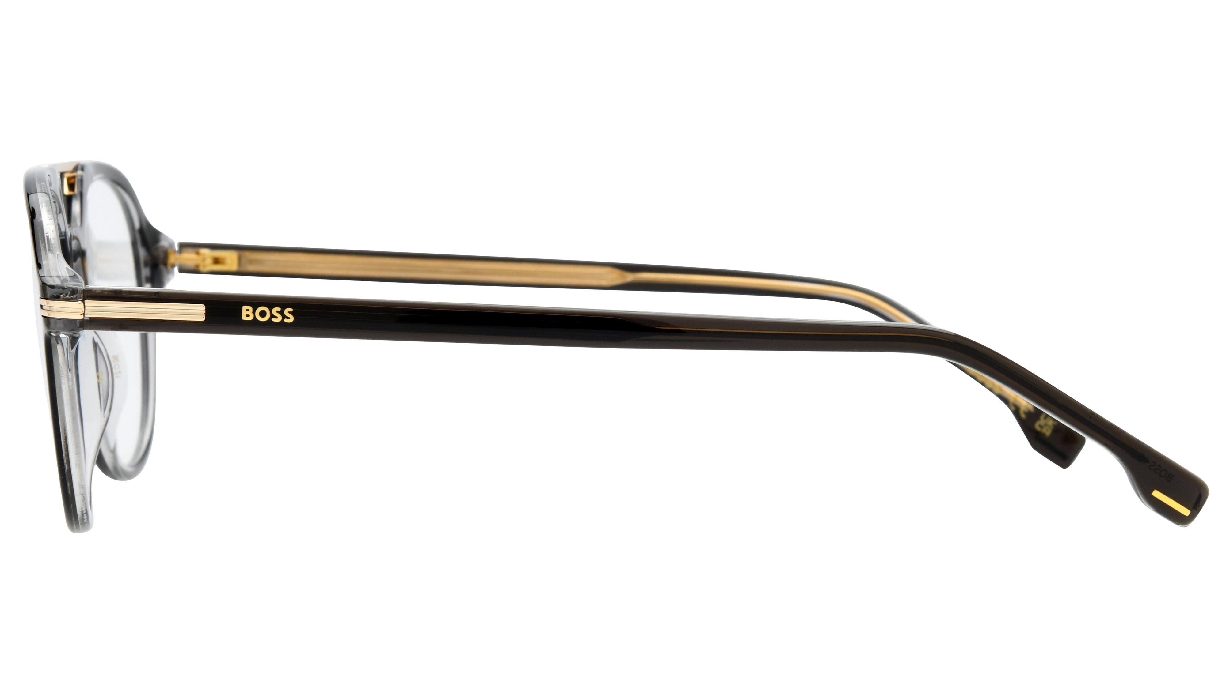 Lunettes de vue Boss Homme Gris Aviateur Boss1849 Gauche