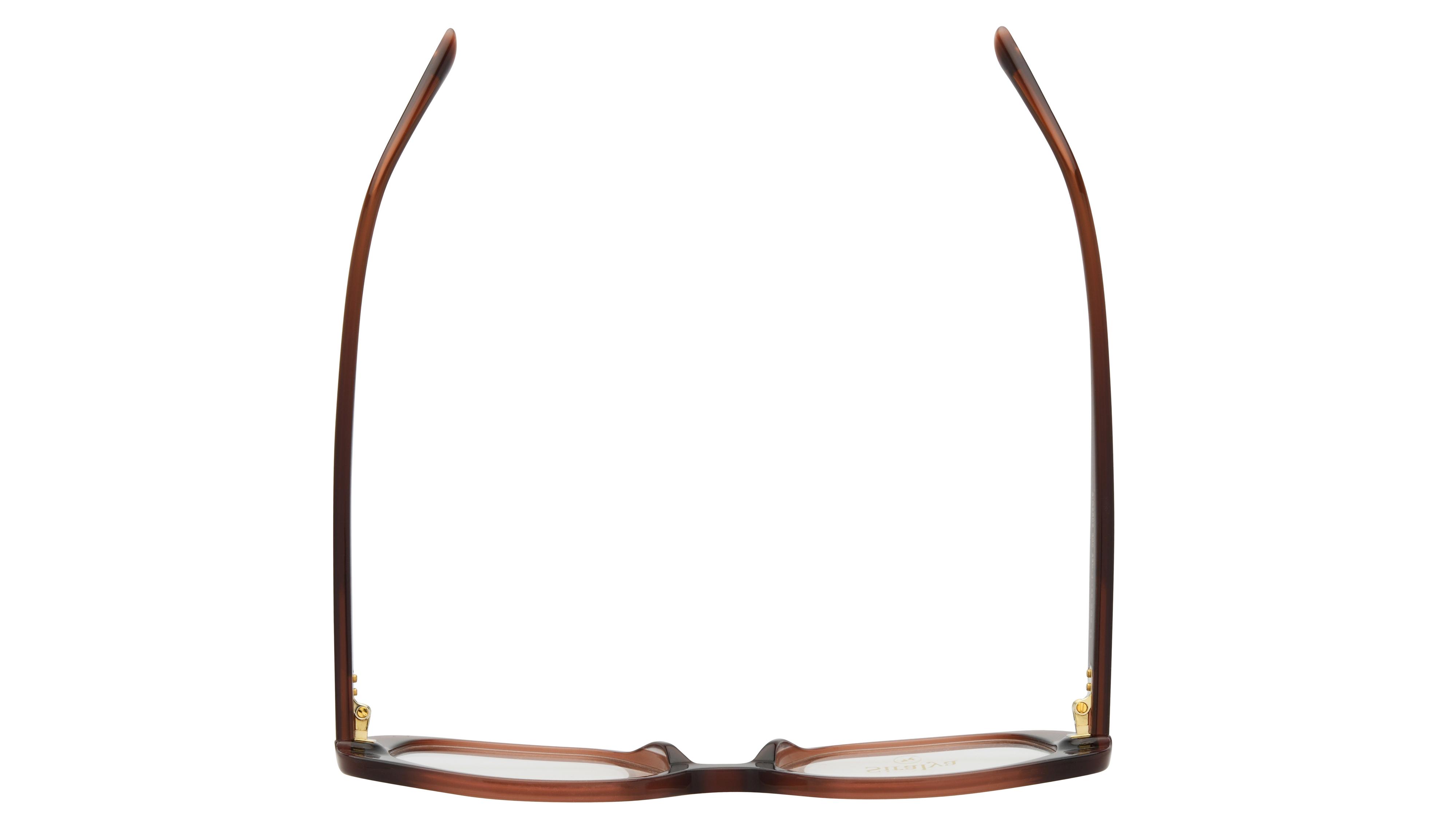 Lunettes de vue Siralya Femme Marron Carré sir2602 Dessus