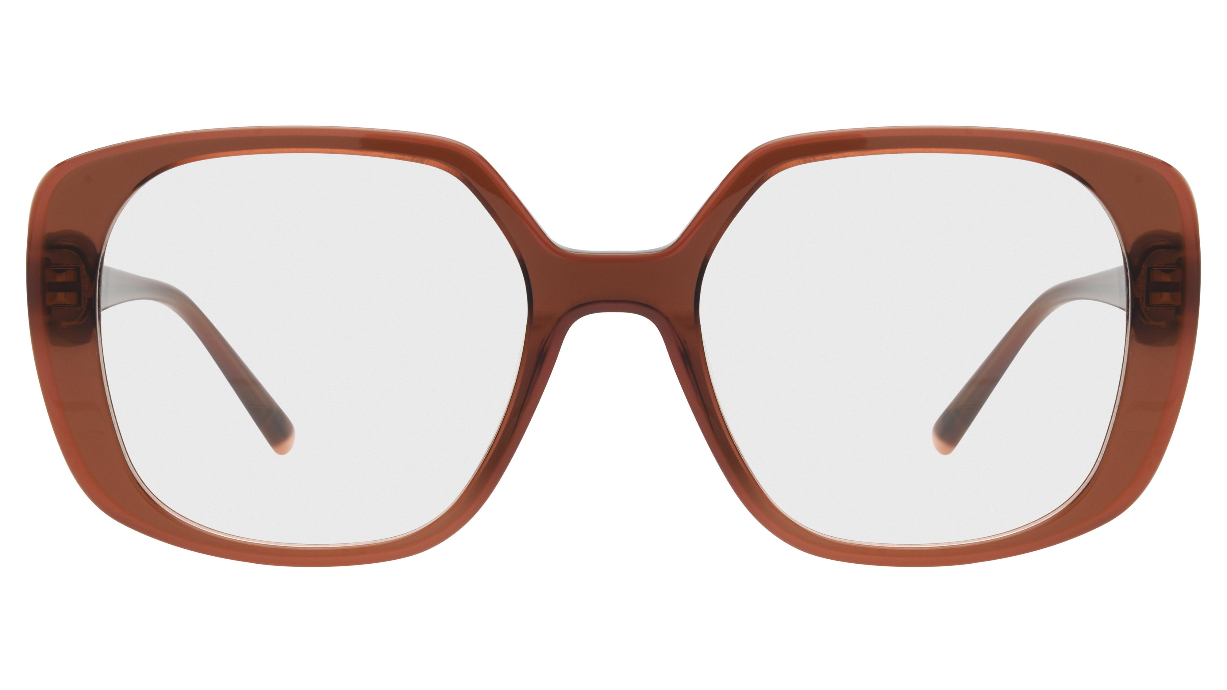 Lunettes de vue Siralya Femme Marron Carré sir2602 Face