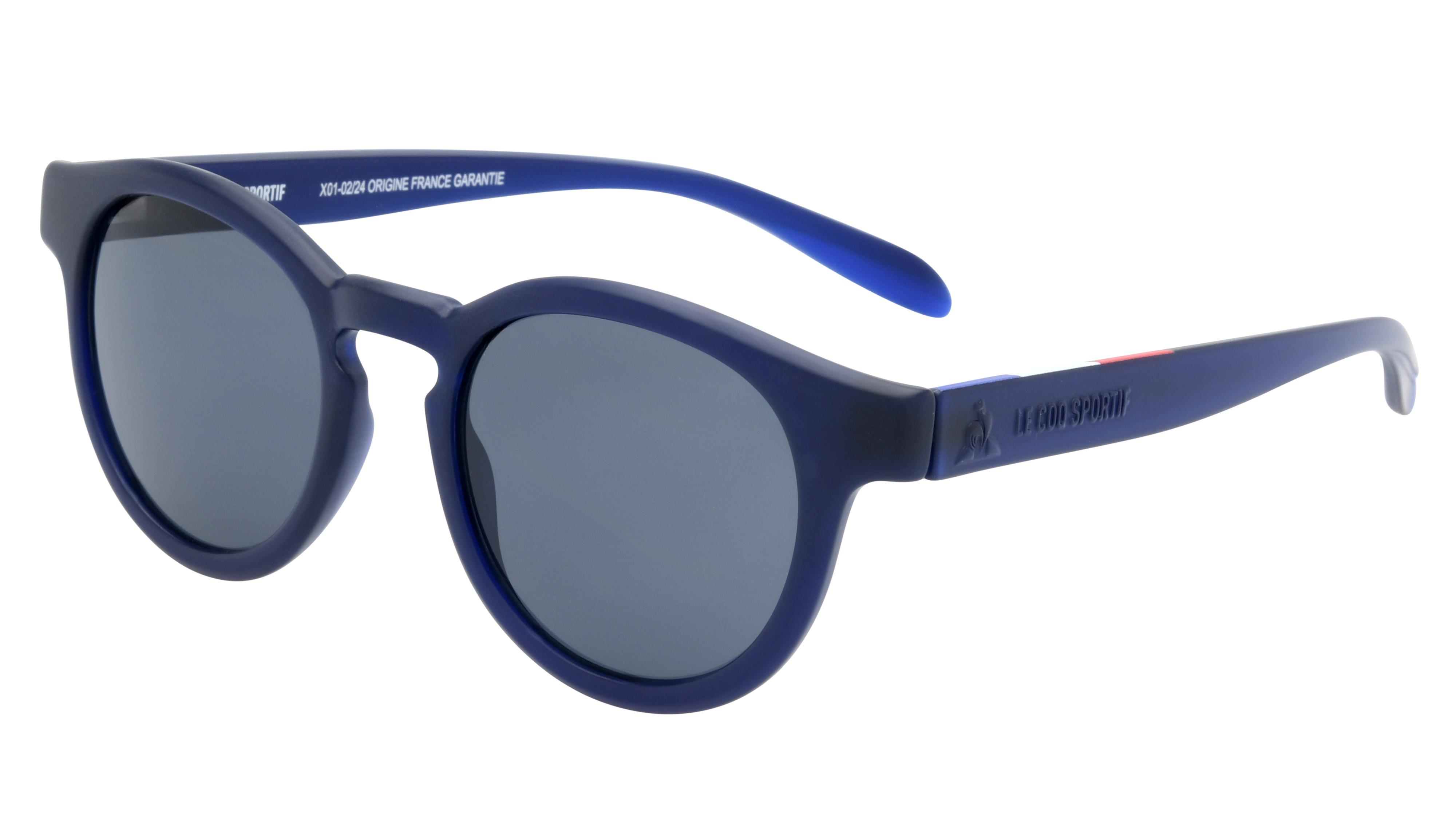 Lunettes de soleil Le Coq Sportif Mixte Bleu Pantos Lcs2401/S Trois-Quart