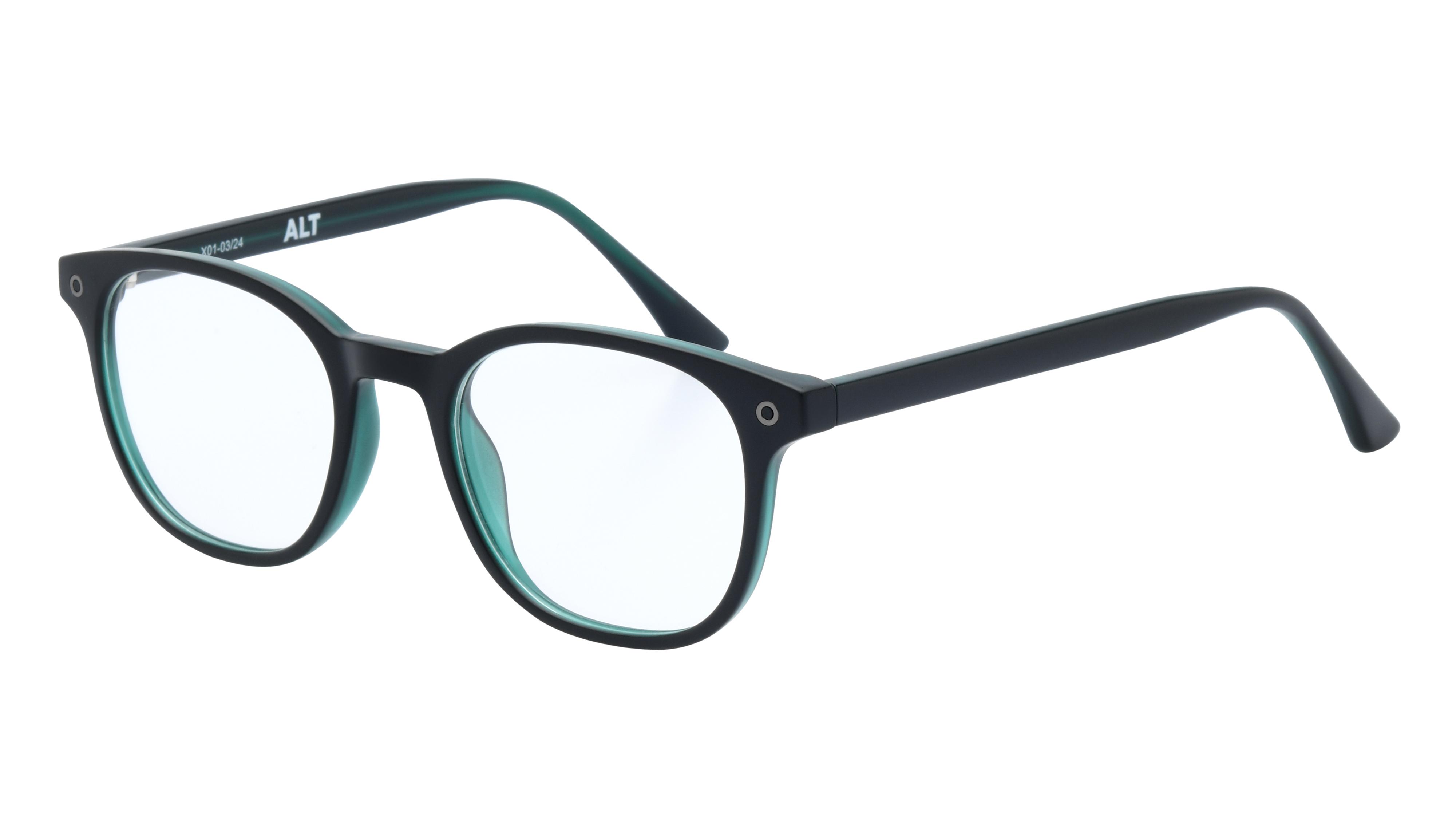 Lunettes de vue Alternance Enfant Noir Rectangle ALT24114 Trois-Quart
