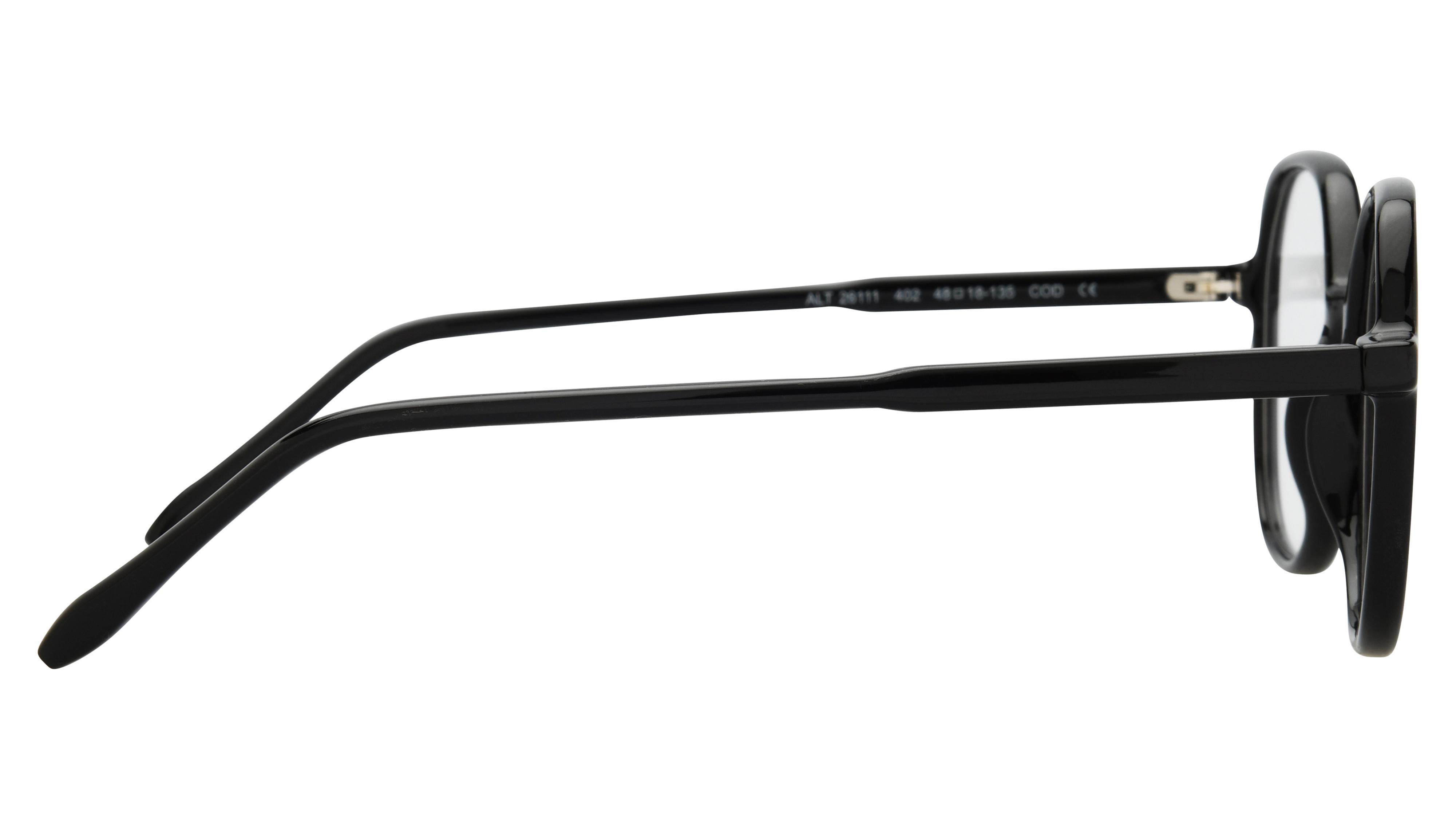 Lunettes de vue Alternance Femme Noir Tonneau alt26111 Droite