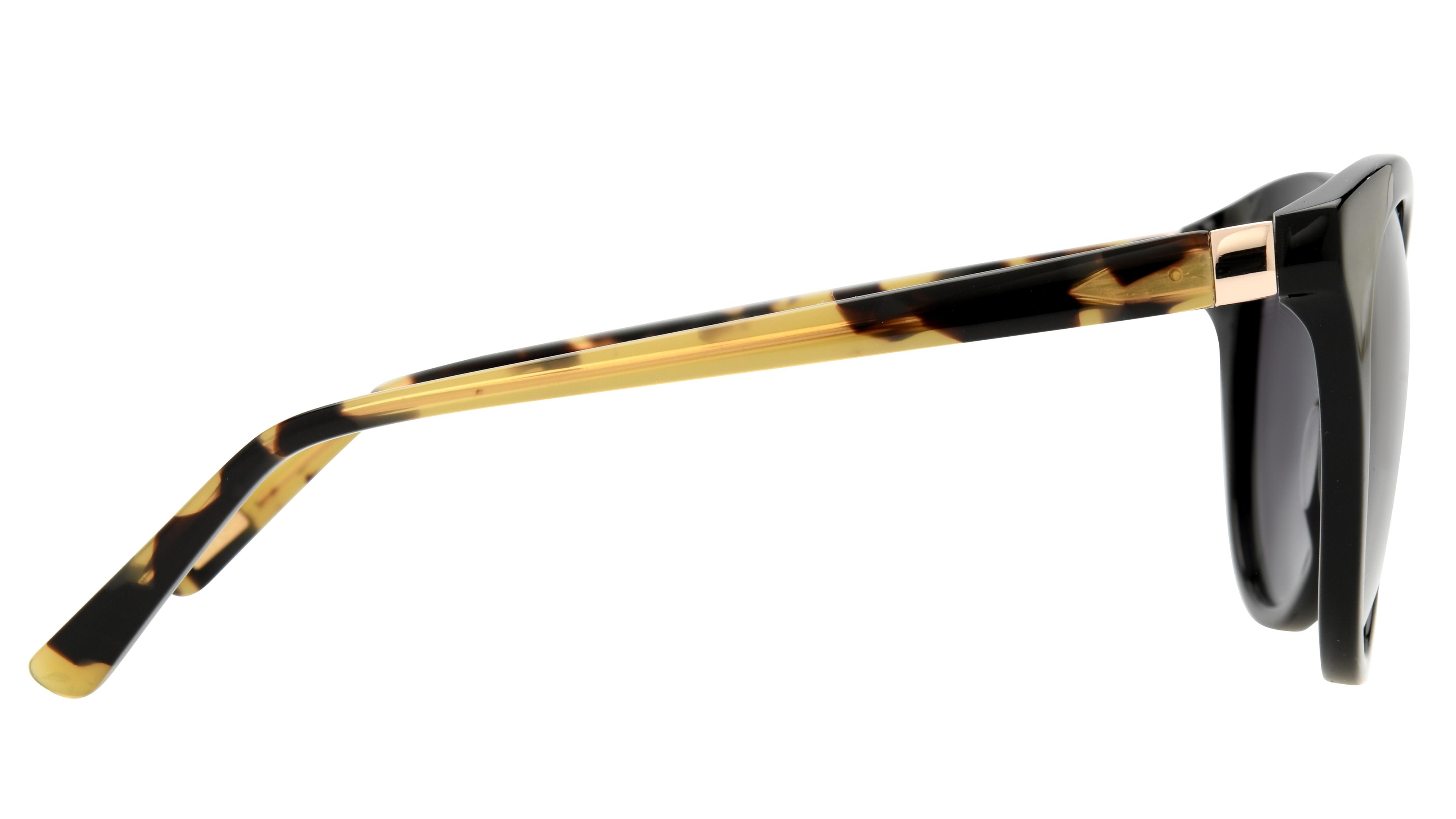 Lunettes de soleil Pol&Sun Femme Noir Papillon Pos2510 Droite