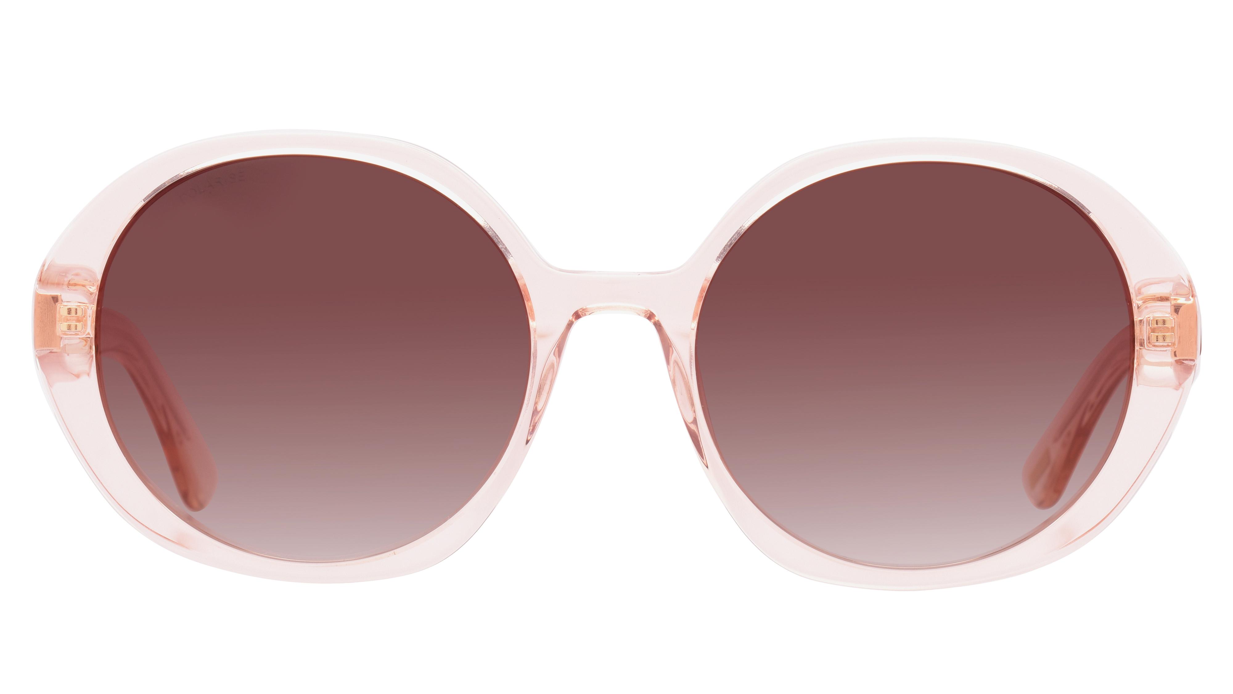 Monture Solaire Pol Sun Pos2310 800 Rose Pale Crista Ronde Lynx Optique