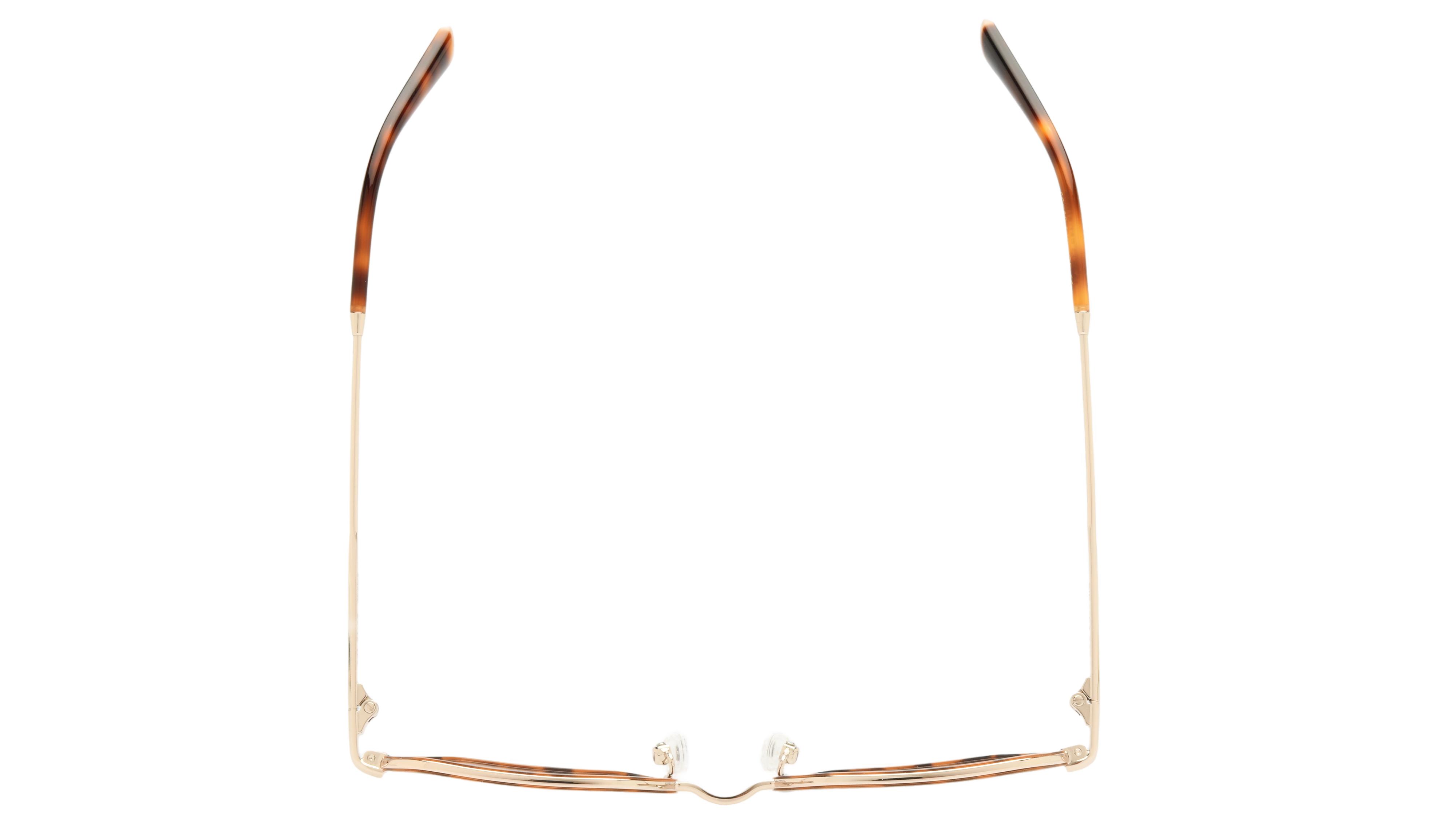 Lunettes de vue Siralya Femme Ecaille Carré Sir2504 Dessus