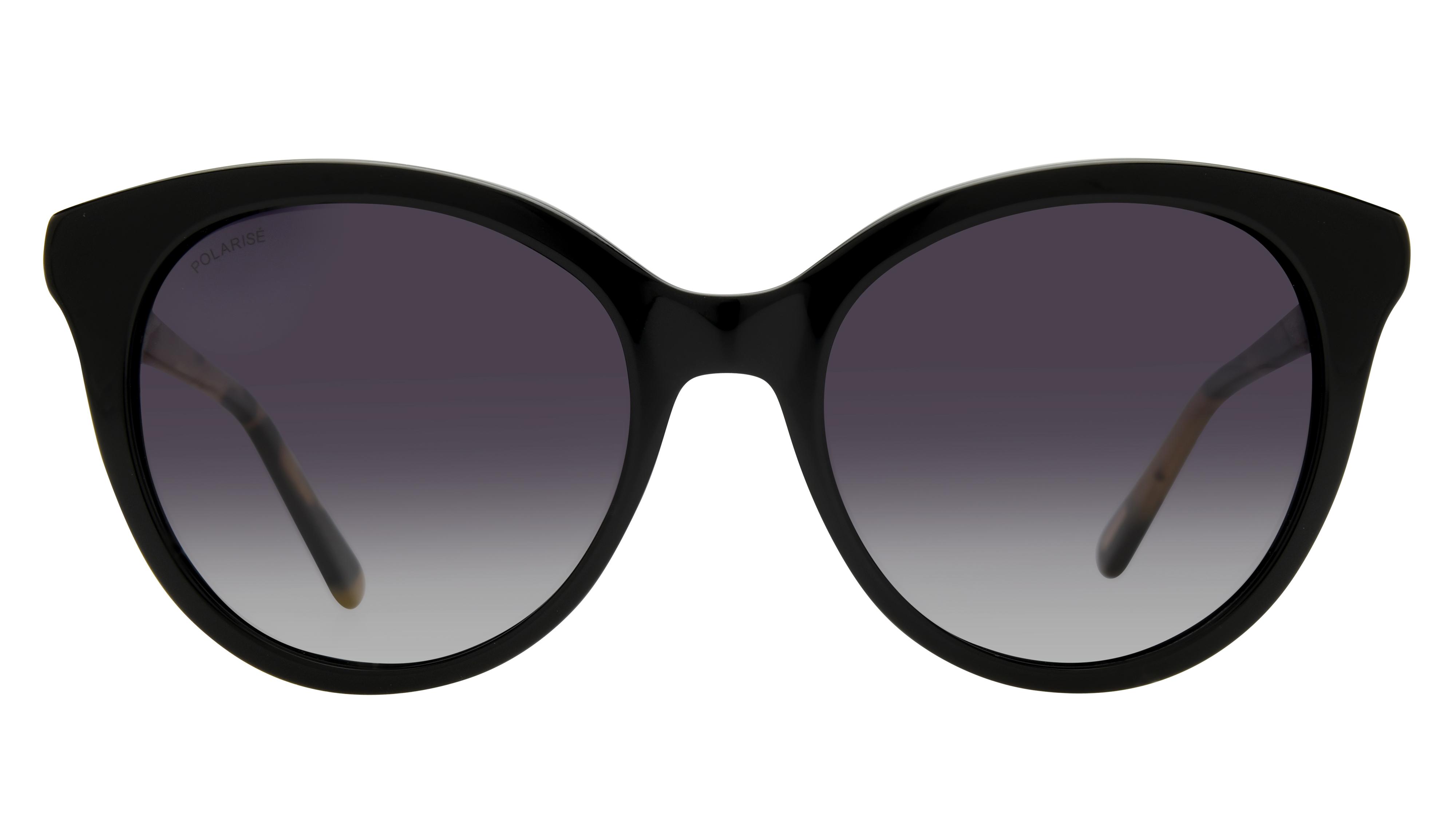 Lunettes de soleil Pol&Sun Femme Noir Papillon Pos2510 Face