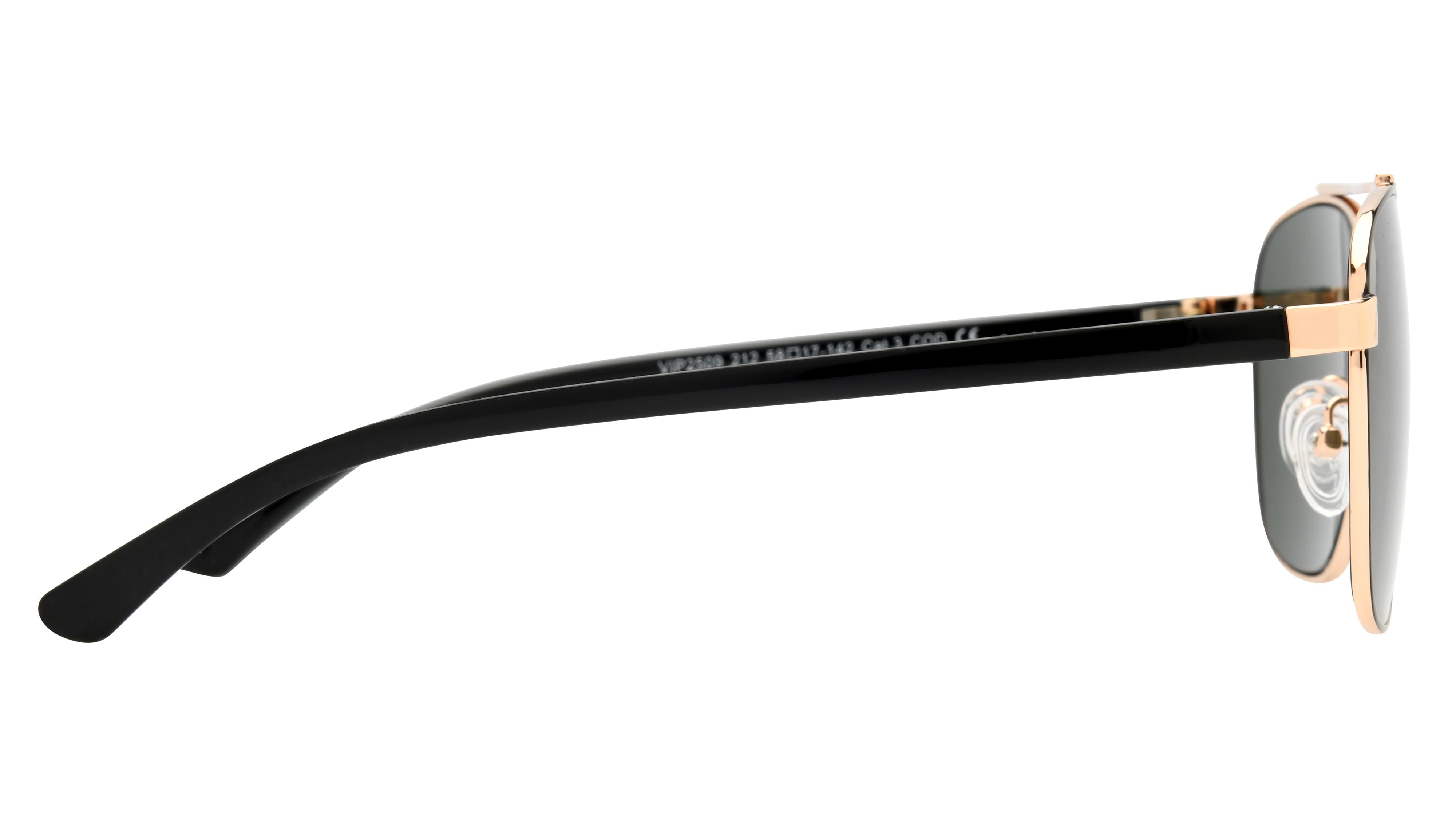 Lunettes de soleil VIP Homme Or Aviateur Vip2509 Droite
