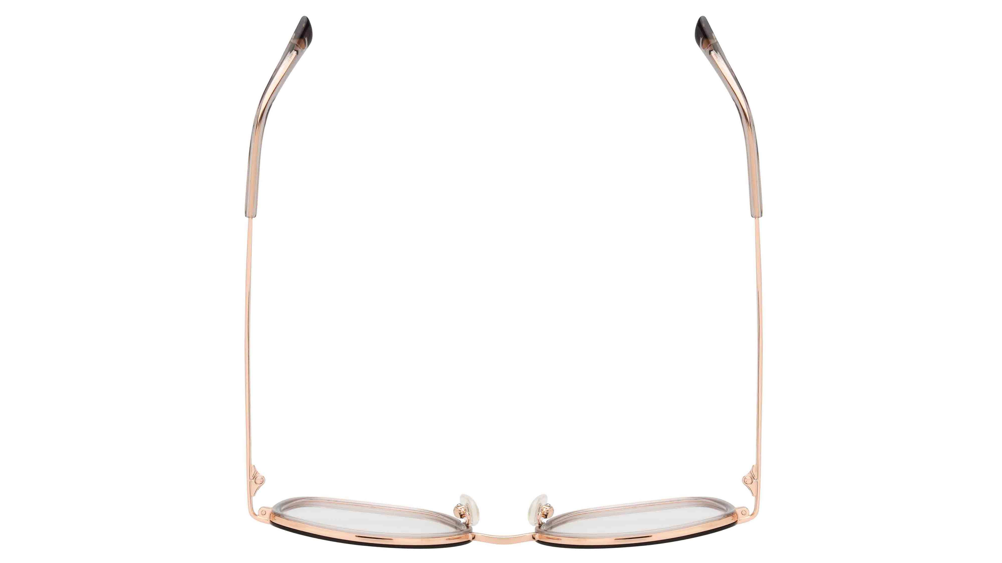 Lunettes de vue Siralya Femme Or Carré sir2603 Dessus