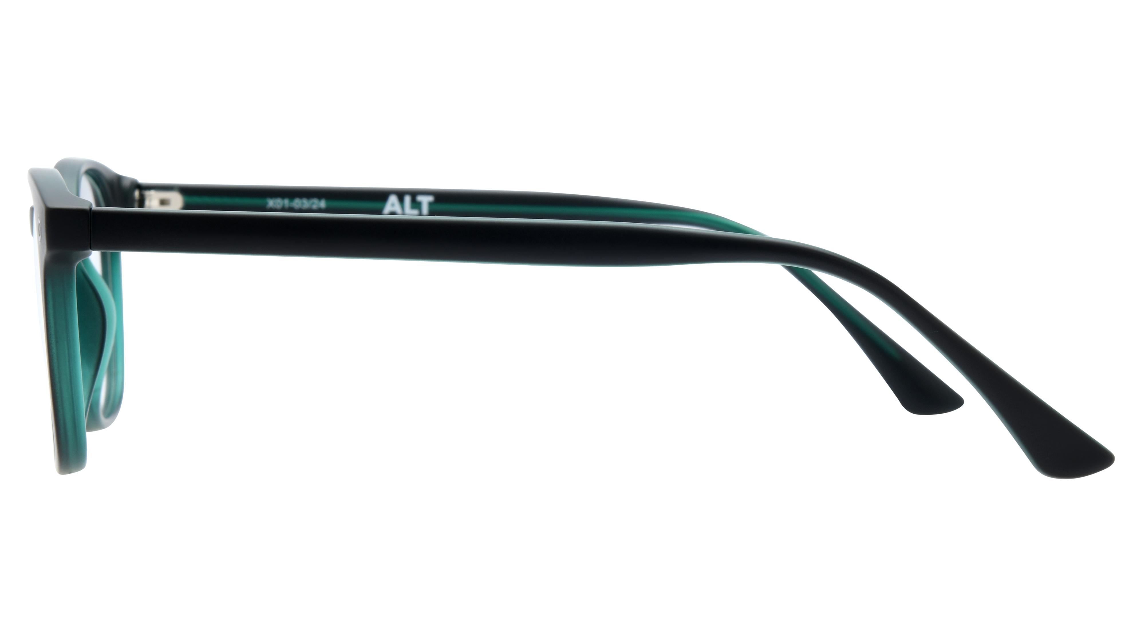 Lunettes de vue Alternance Enfant Noir Rectangle ALT24114 Gauche