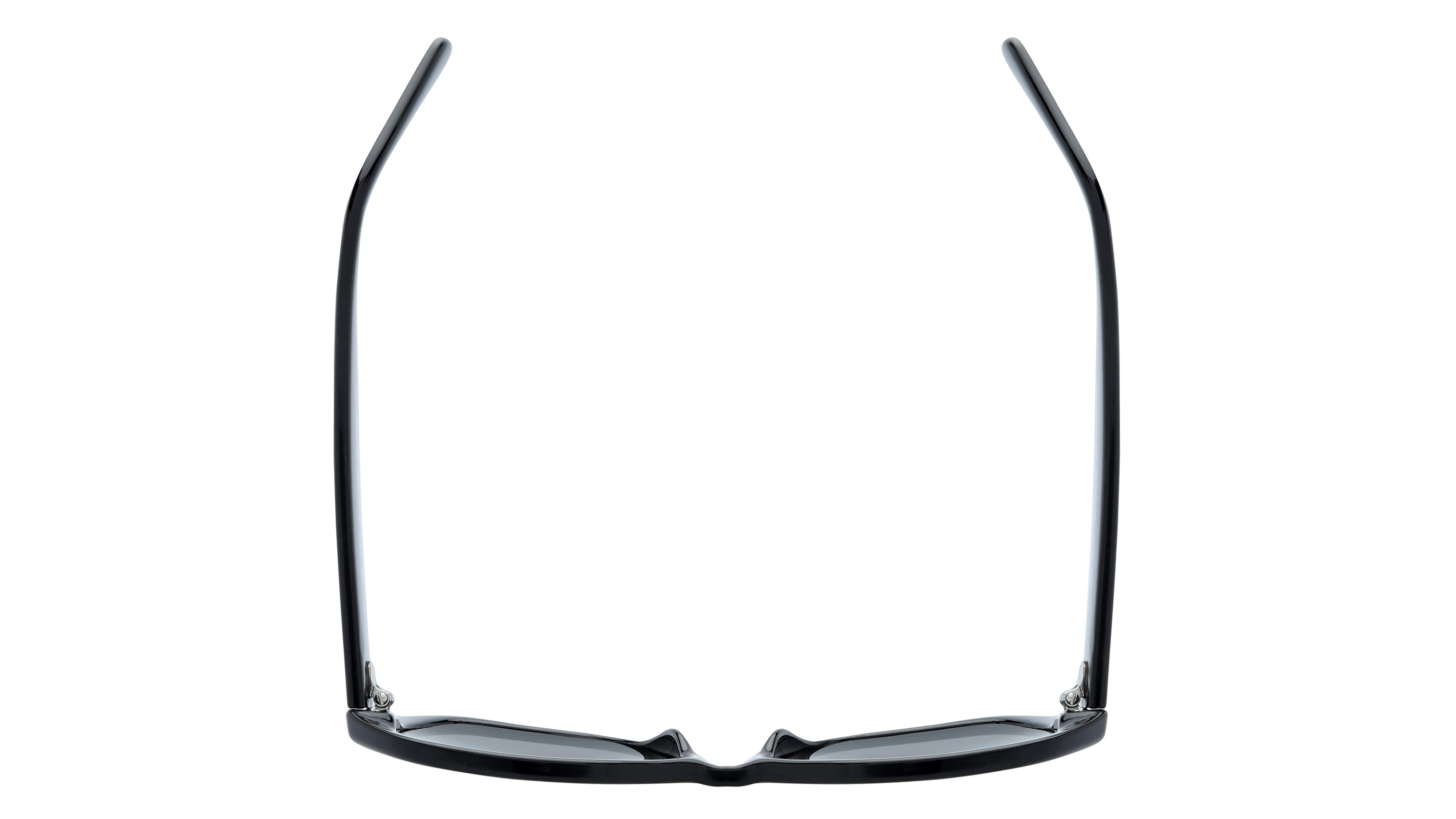 Lunettes de soleil Alternance Femme Noir Carré Alt24215 Dessus