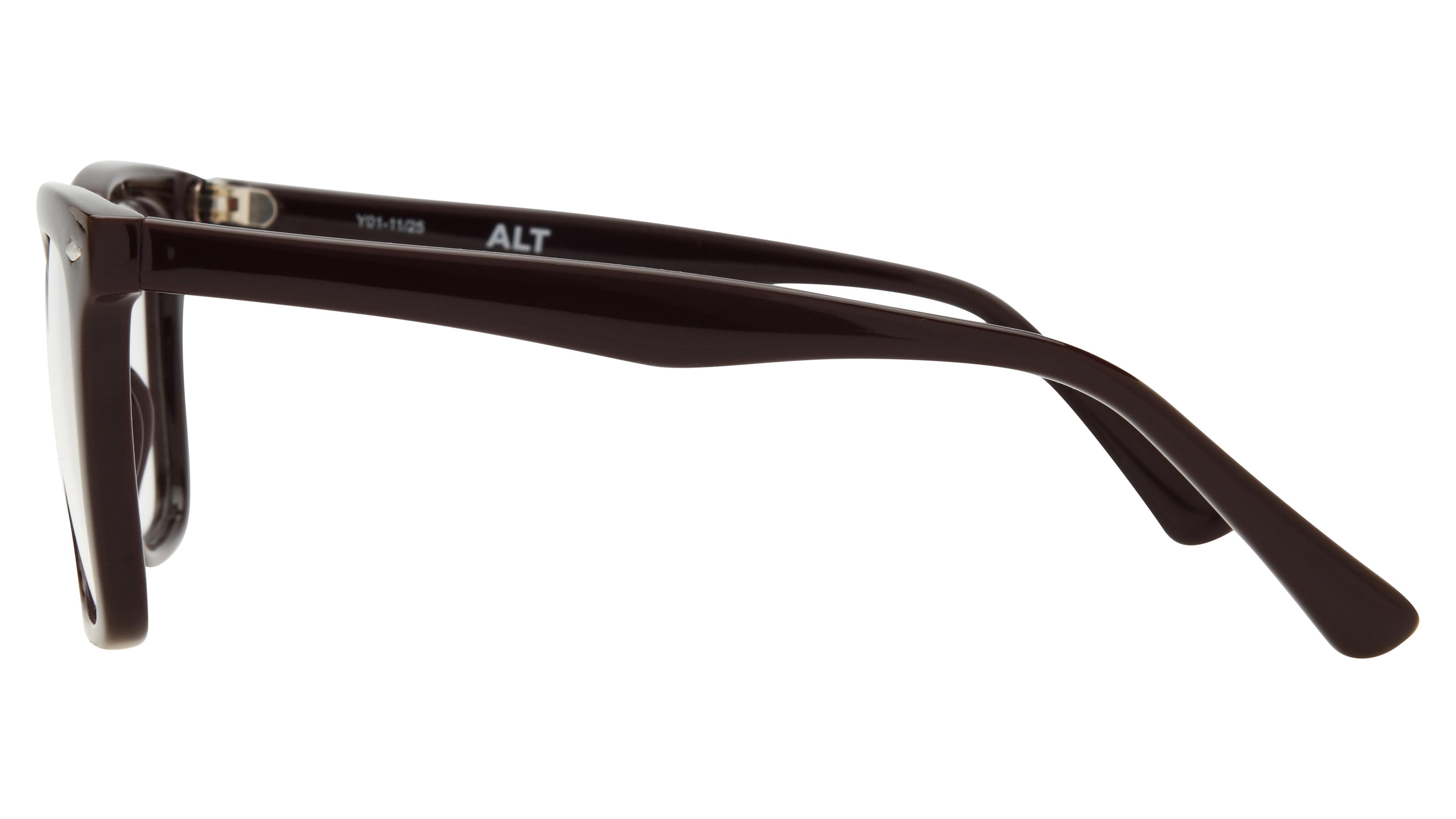 Lunettes de vue Alternance Femme Rouge Carré alt26107 Gauche