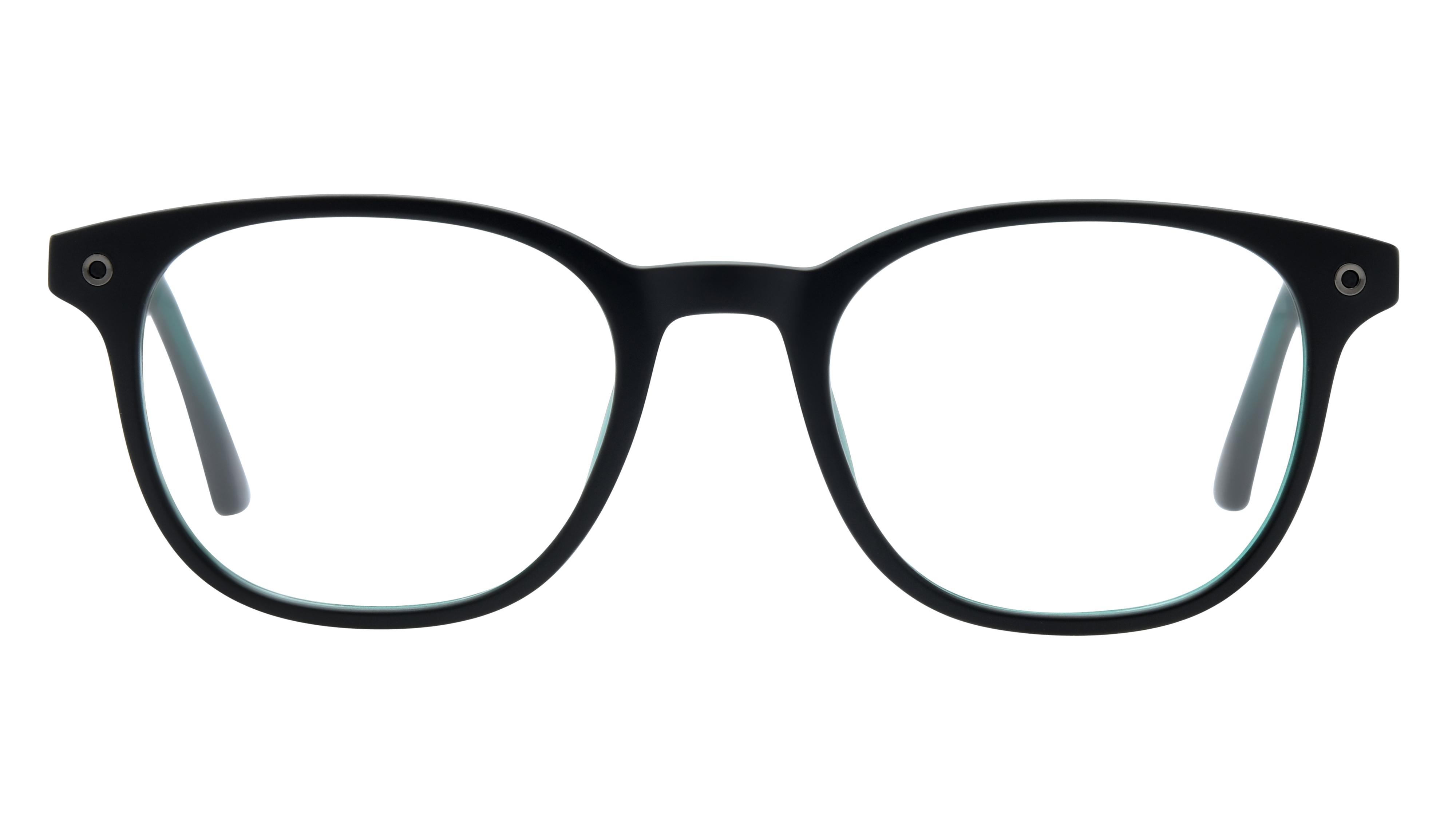 Lunettes de vue Alternance Enfant Noir Rectangle ALT24114 Face