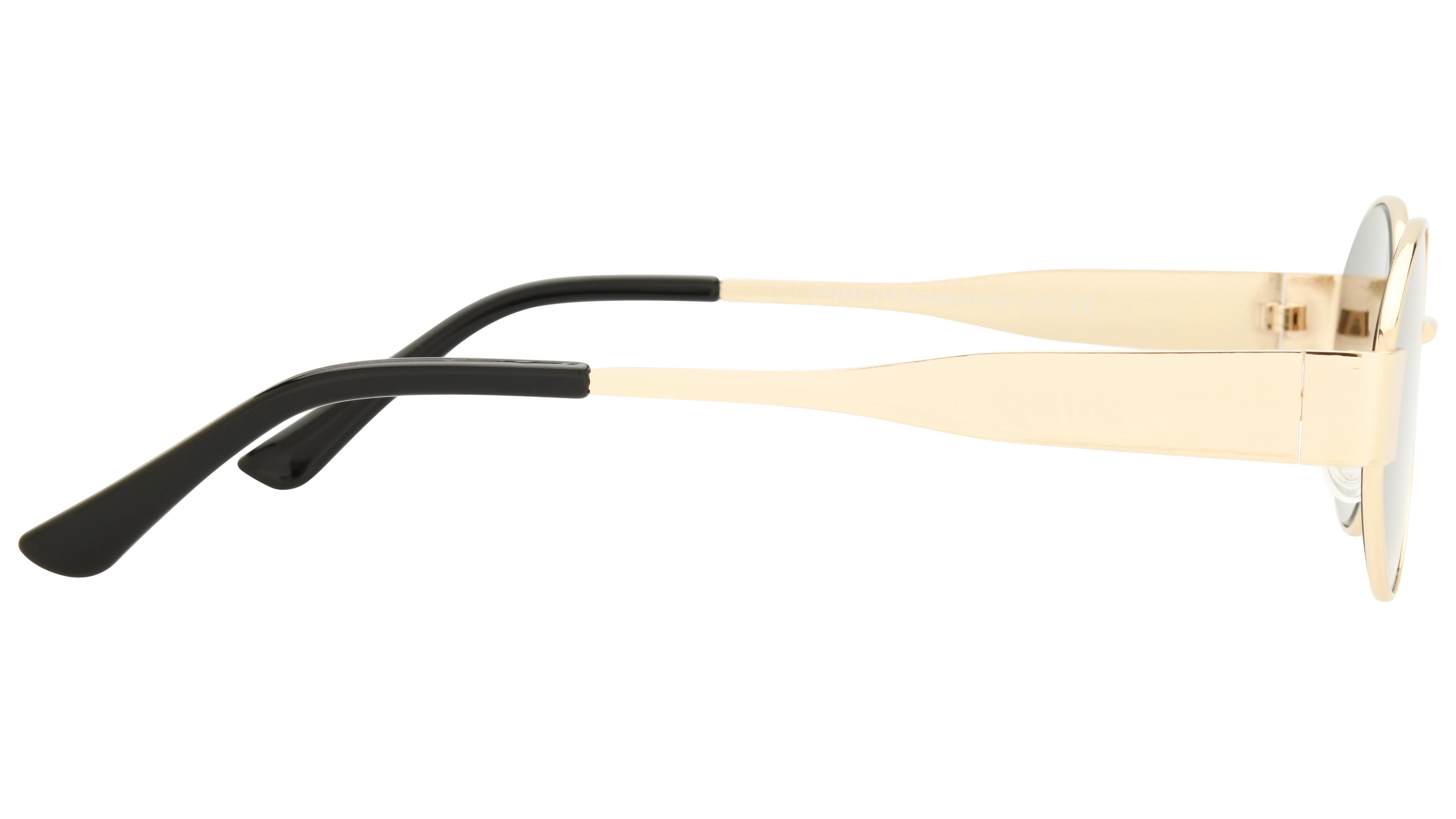 Lunettes de soleil VIP Femme Or Ovale vip2602 Droite