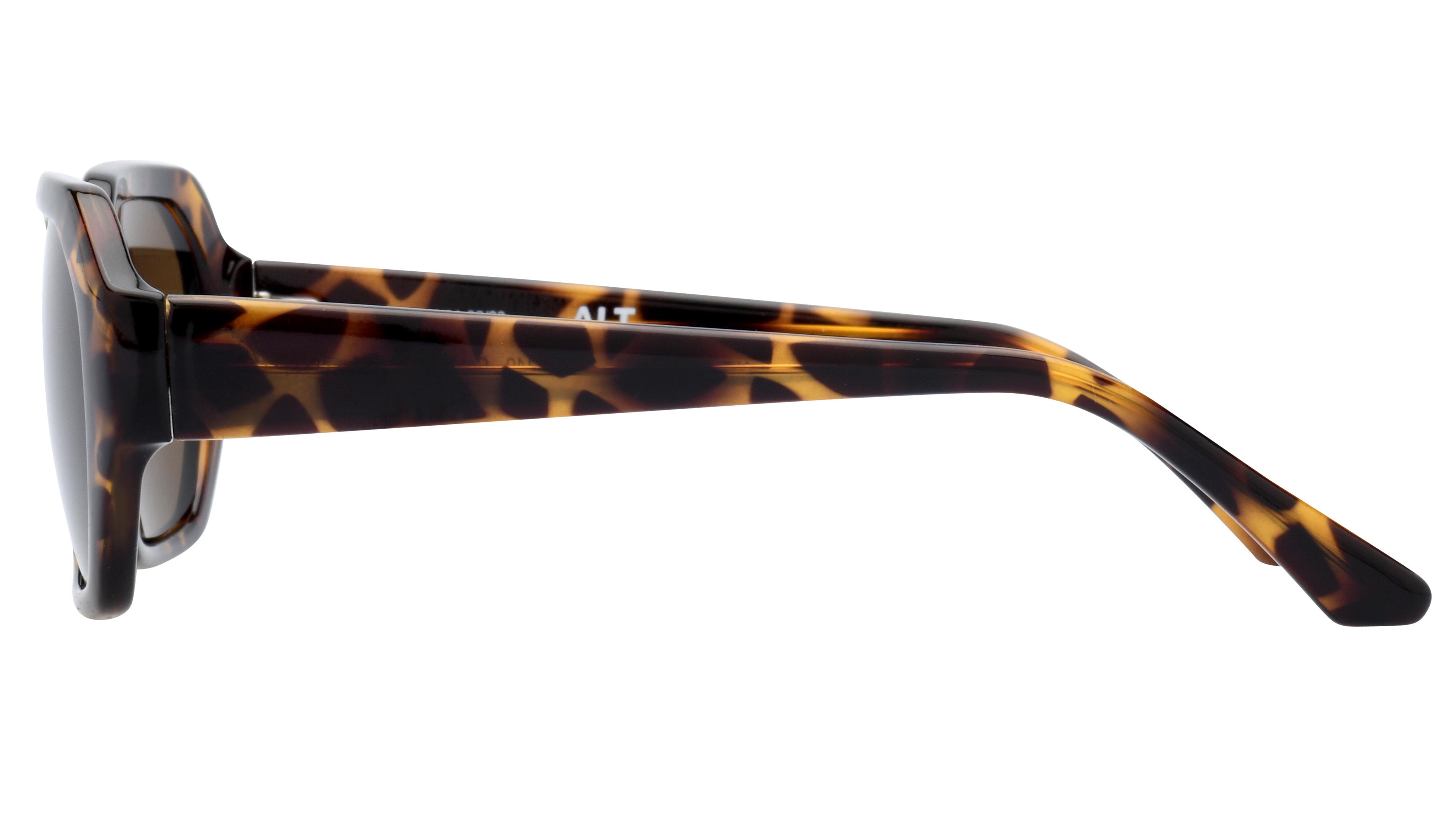 Lunettes de soleil Alternance Femme Ecaille Carré Alt23203 Gauche