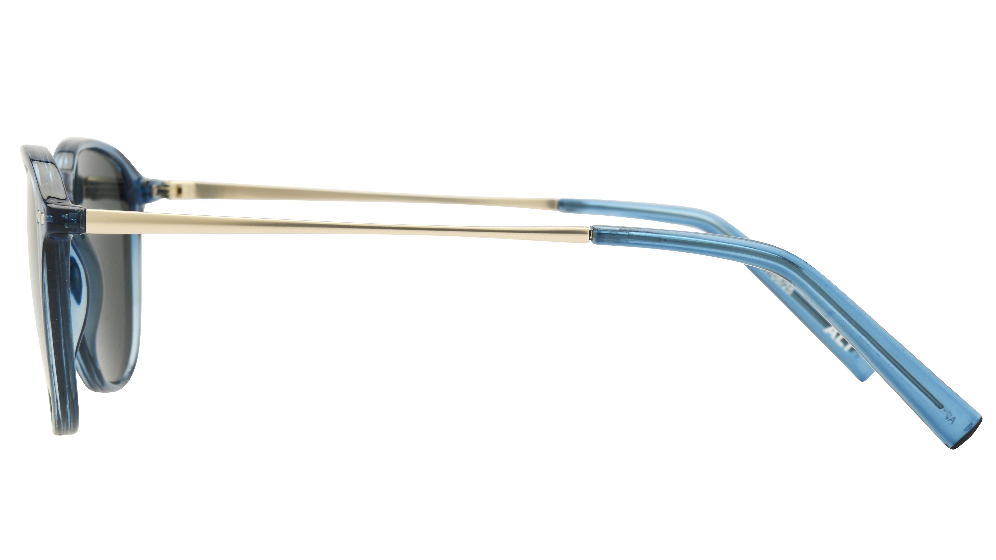 Lunettes de soleil Alternance Mixte Bleu Ronde Alt19208 Gauche