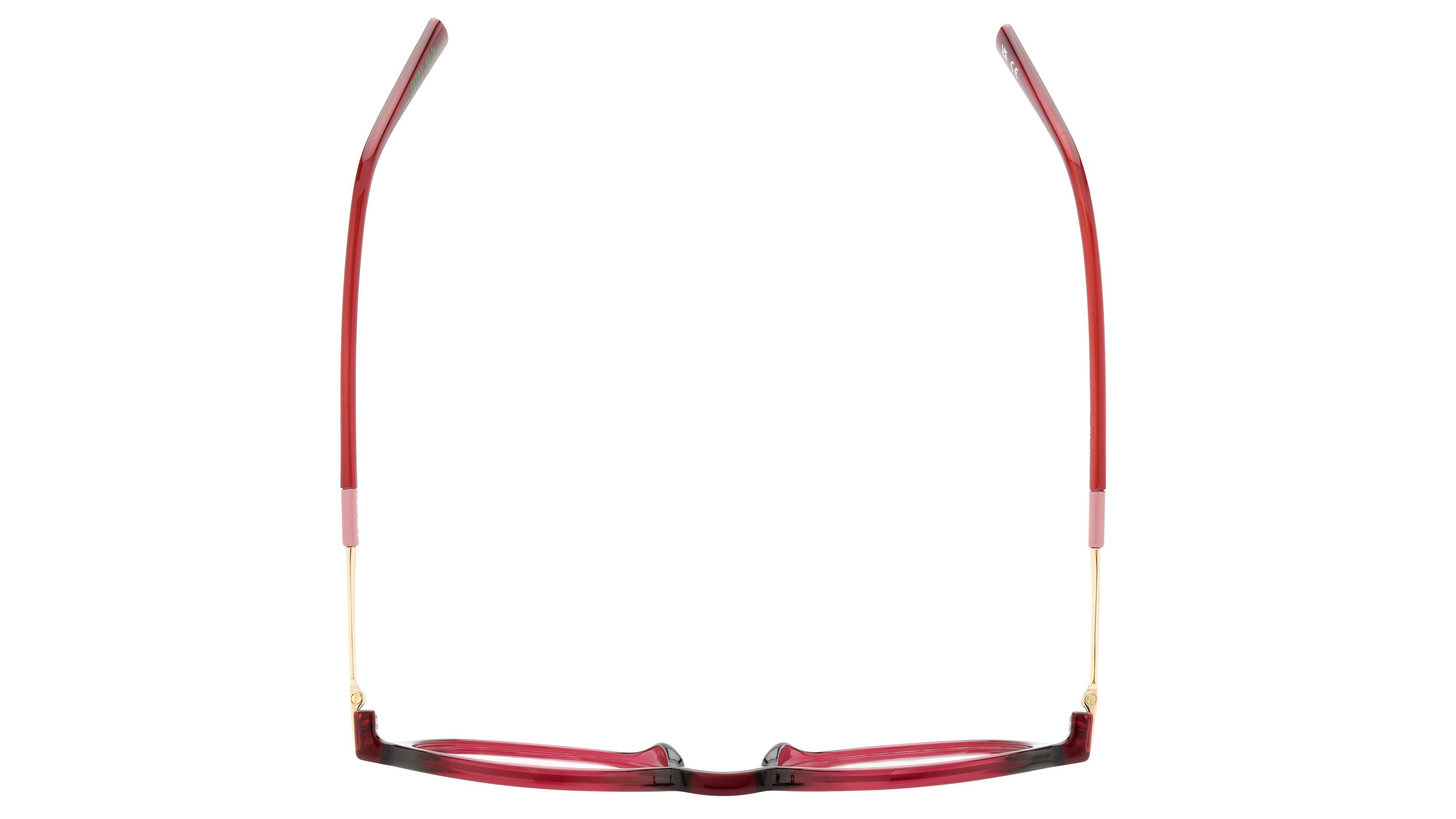 Lunettes de vue Levi's Femme Rouge Ronde Lv1074 Dessus