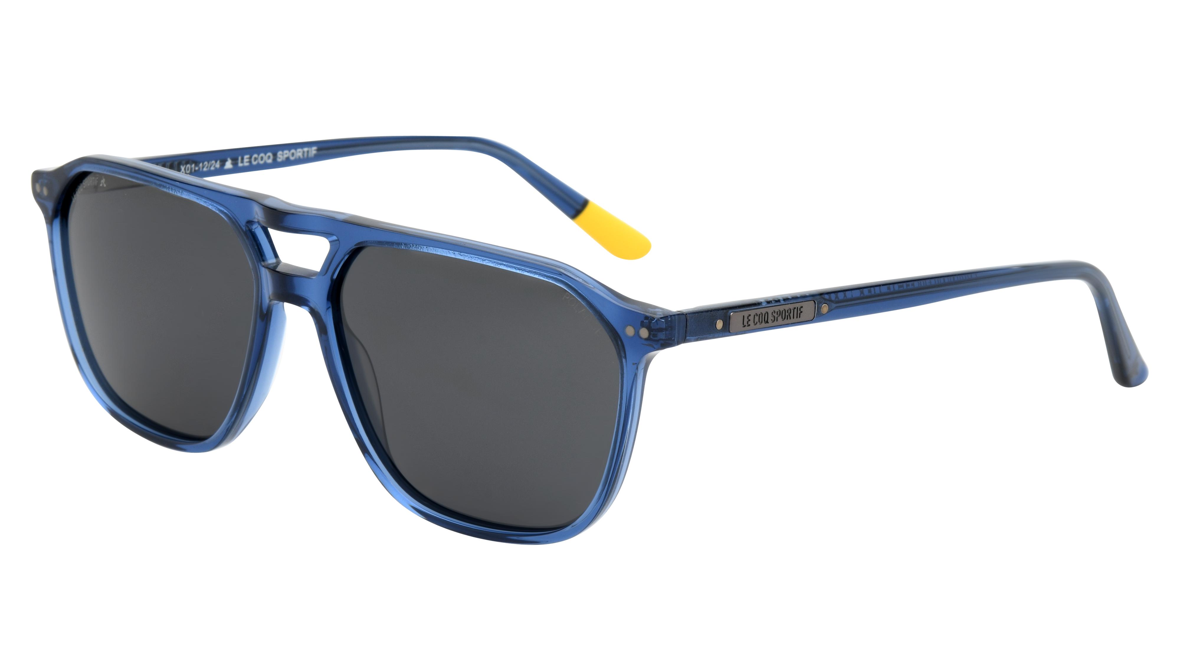 Lunettes de soleil Le Coq Sportif Homme Bleu Aviateur Lcs2404/S Trois-Quart